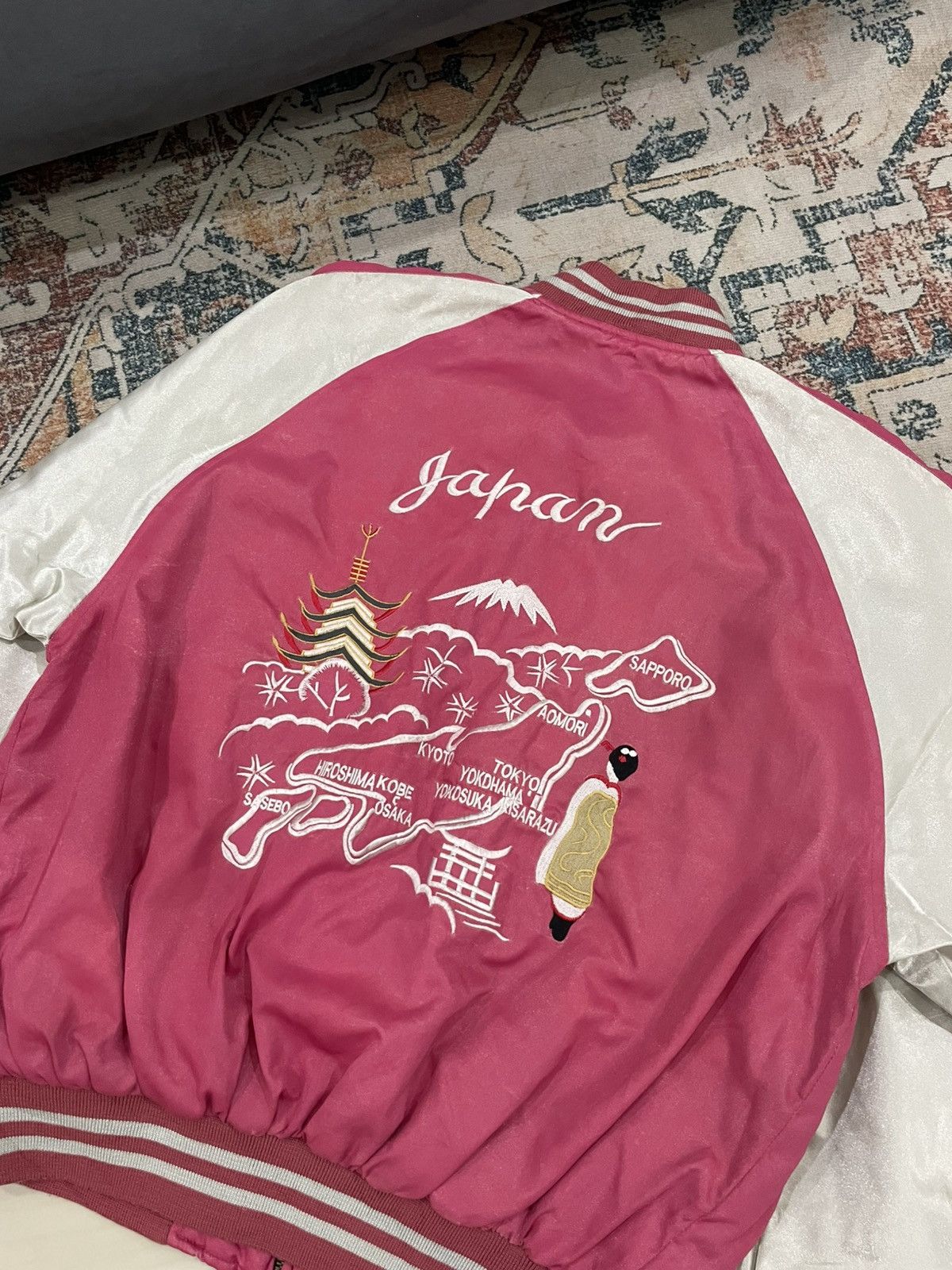 The Flat Head SUKAJAN SOUVENIR EMBROIDERED JAPAN JACKET Size US L / EU 52-54 / 3 - 4 Thumbnail