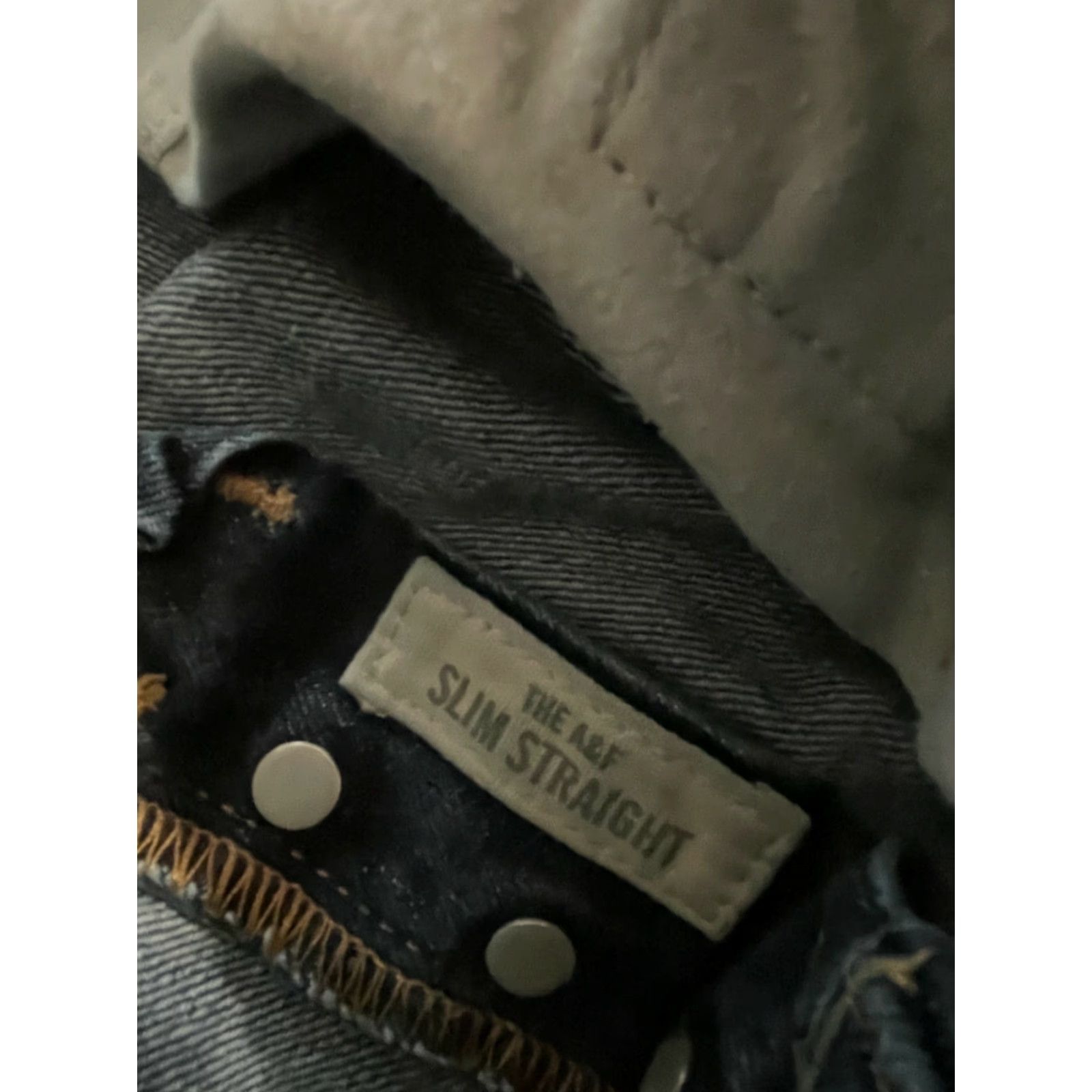 Abercrombie & Fitch Abercrombie & Fitch Jeans Men Slim Straight Dark Wash Size 31x32 Blue Mens Size US 31 - 6 Thumbnail