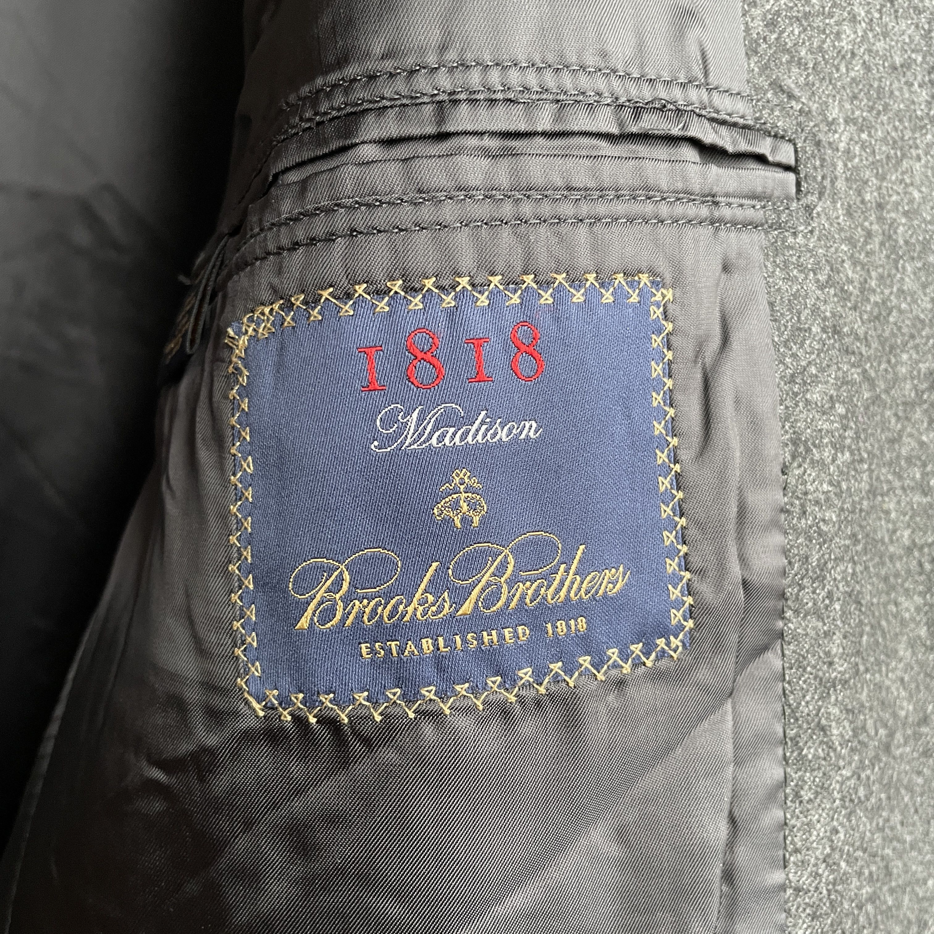 Brooks Brothers Brooks Brothers Madison Saxxon Flannel Wool Sport Coat Size 42R - 10 Thumbnail