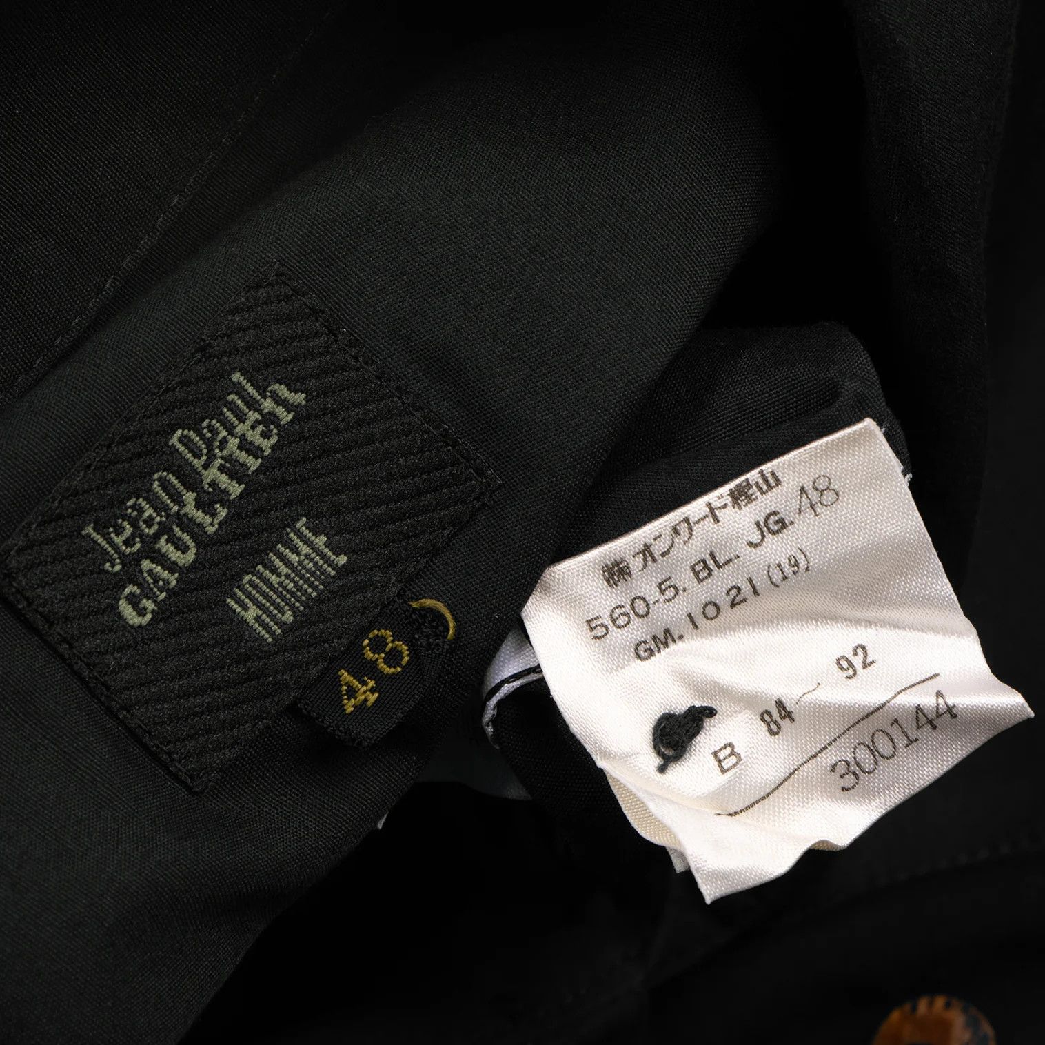 Jean Paul Gaultier Cotton Basic Shirt in Black, Size 48 Size US M / EU 48-50 / 2 - 19 Thumbnail