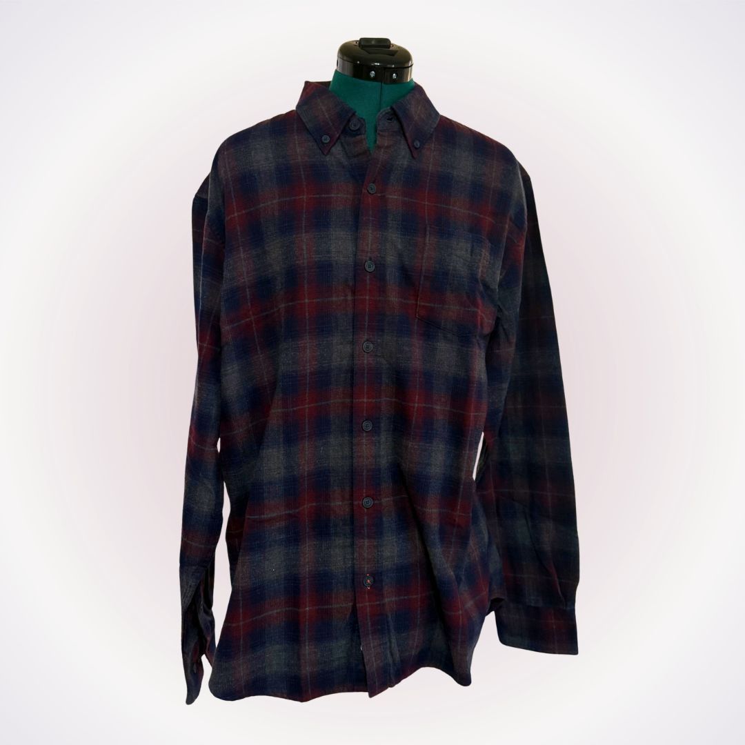 Weatherproof Weatherproof Vintage Plaid Flannel Button-Down Shirt | Sz L Size US L / EU 52-54 / 3 - 1 Thumbnail