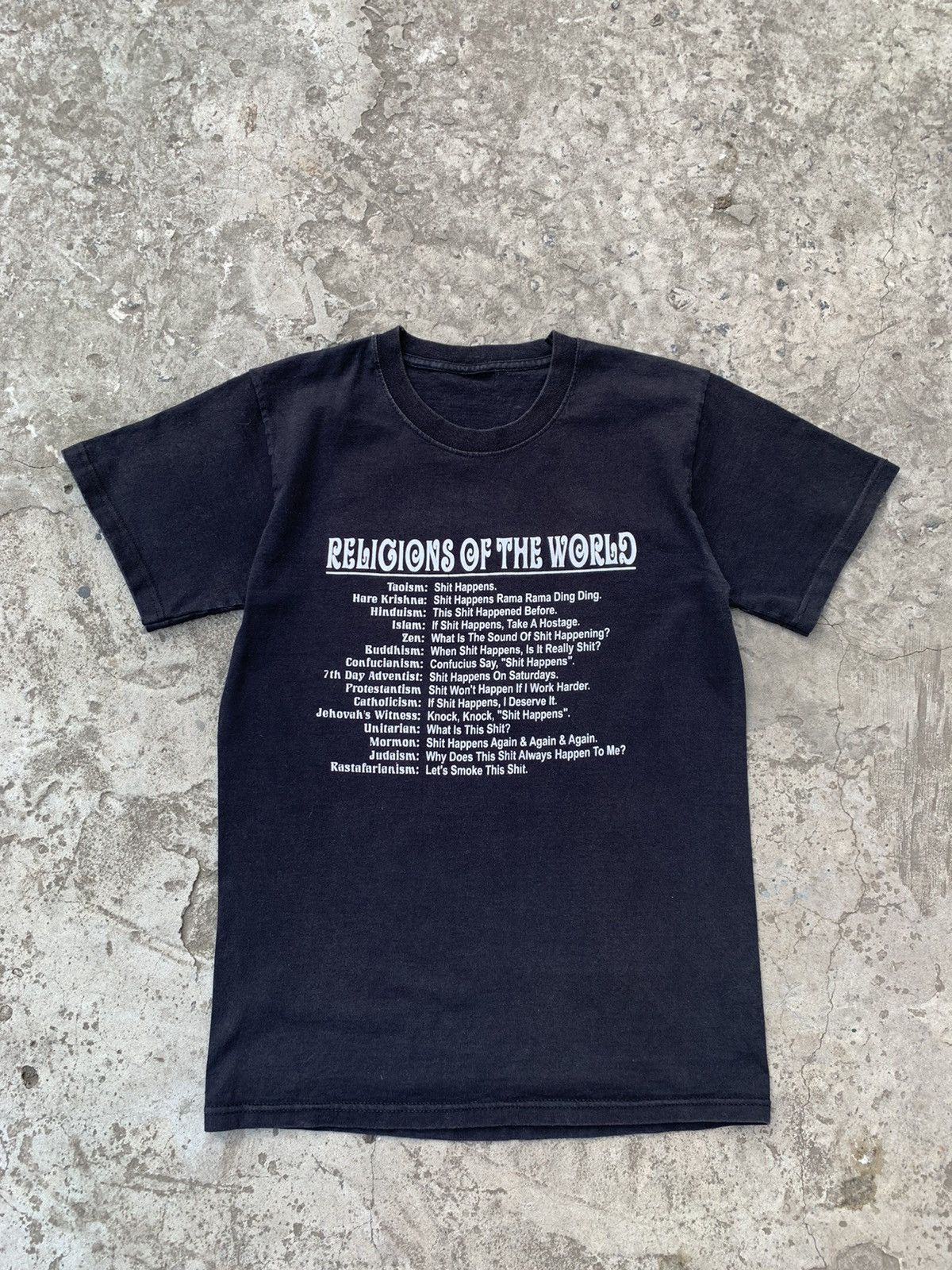 Vintage Vintage Religions Of The World Tee Size US S / EU 44-46 / 1 - 1 Thumbnail