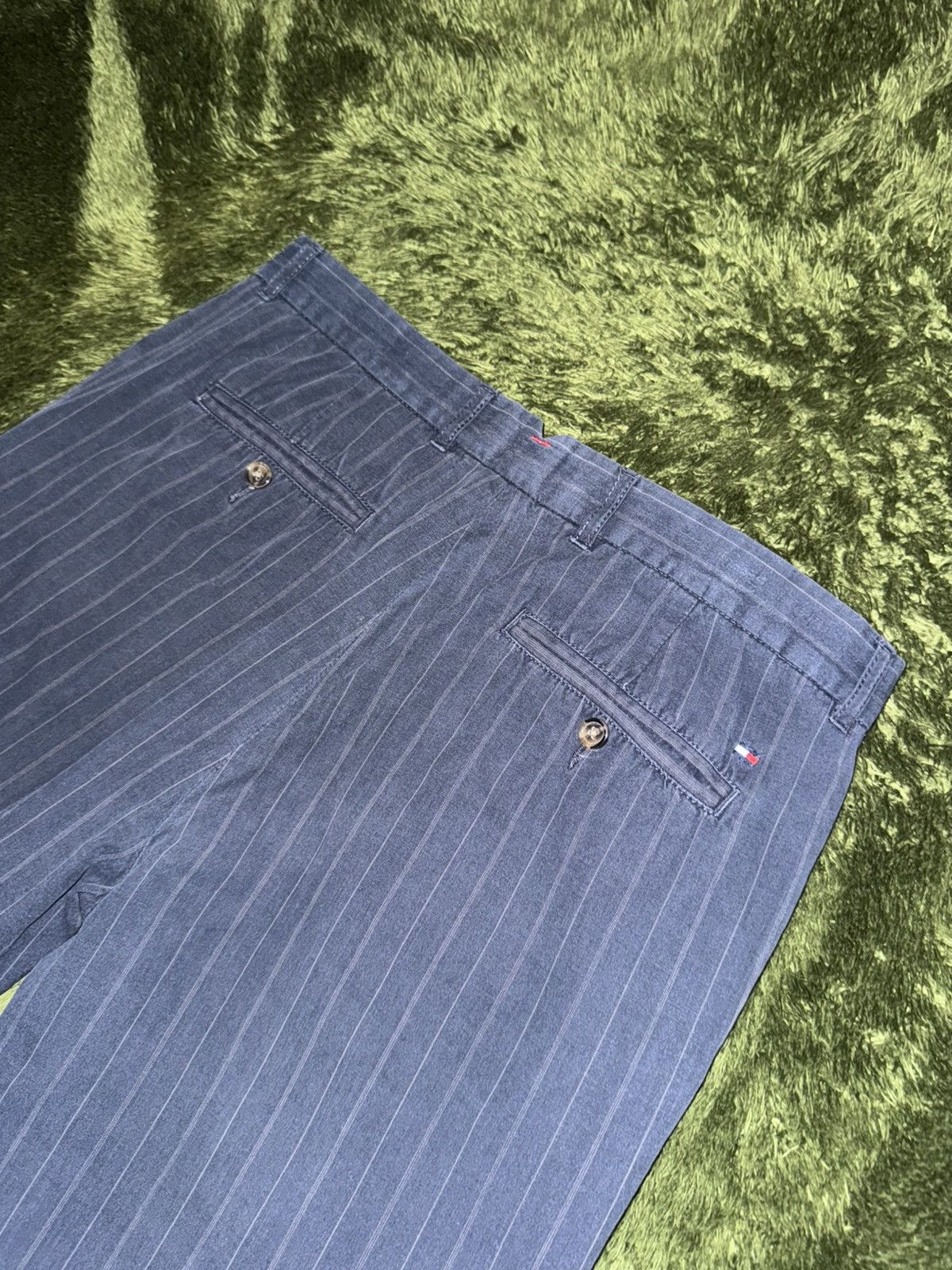 Tommy Hilfiger [33] tommy hilfiger USA stripe washed cotton trouser chino Size US 33 - 9 Thumbnail