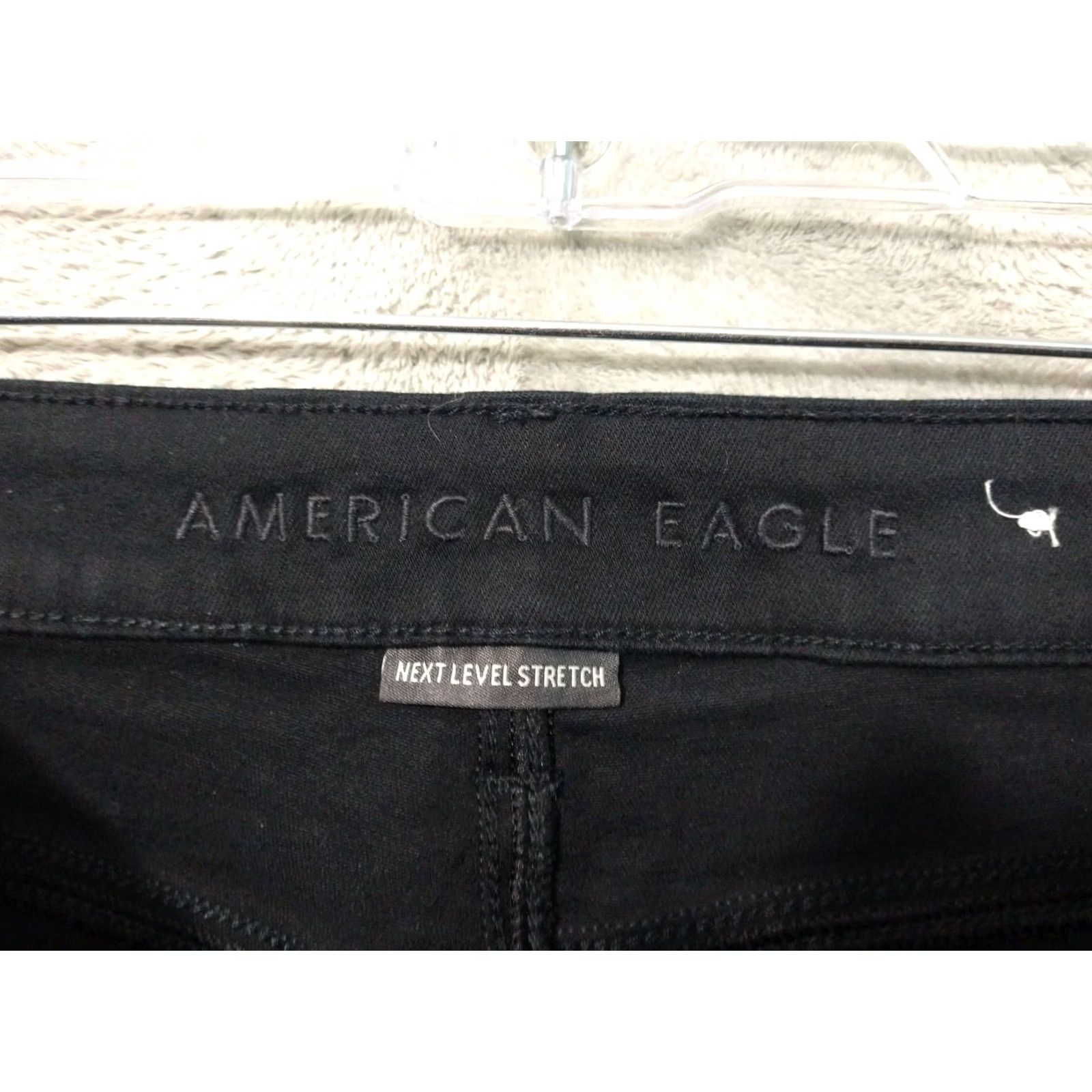 American Eagle Outfitters American Eagle Outfitters Jeans Women 10 Black Denim Next Level Stretch Hi Rise Skinny Kick Jeans Womens 10 Black Denim Stretch Skinny Kick Jeans Size 32" / US 10 / IT 46 - 7 Thumbnail