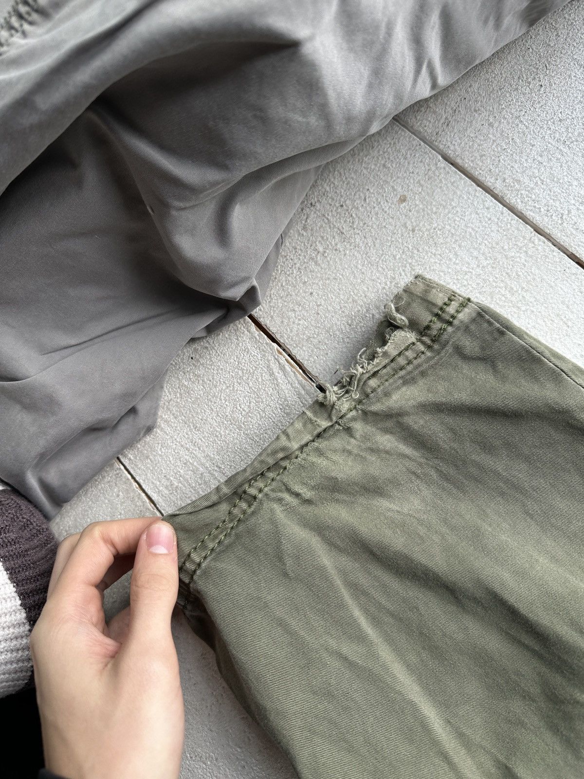 Other 🚨RARE 90s MULTIPOCKET Stone Wash OLIVE GREEN Jeans Mens 30 Size US 30 / EU 46 - 13 Thumbnail