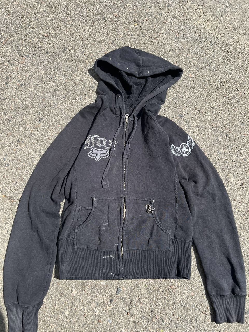 Fox Racing × Vintage Vintage fox racing y2k hoodie sweatshirt Size M / US 6-8 / IT 42-44 - 1 Thumbnail