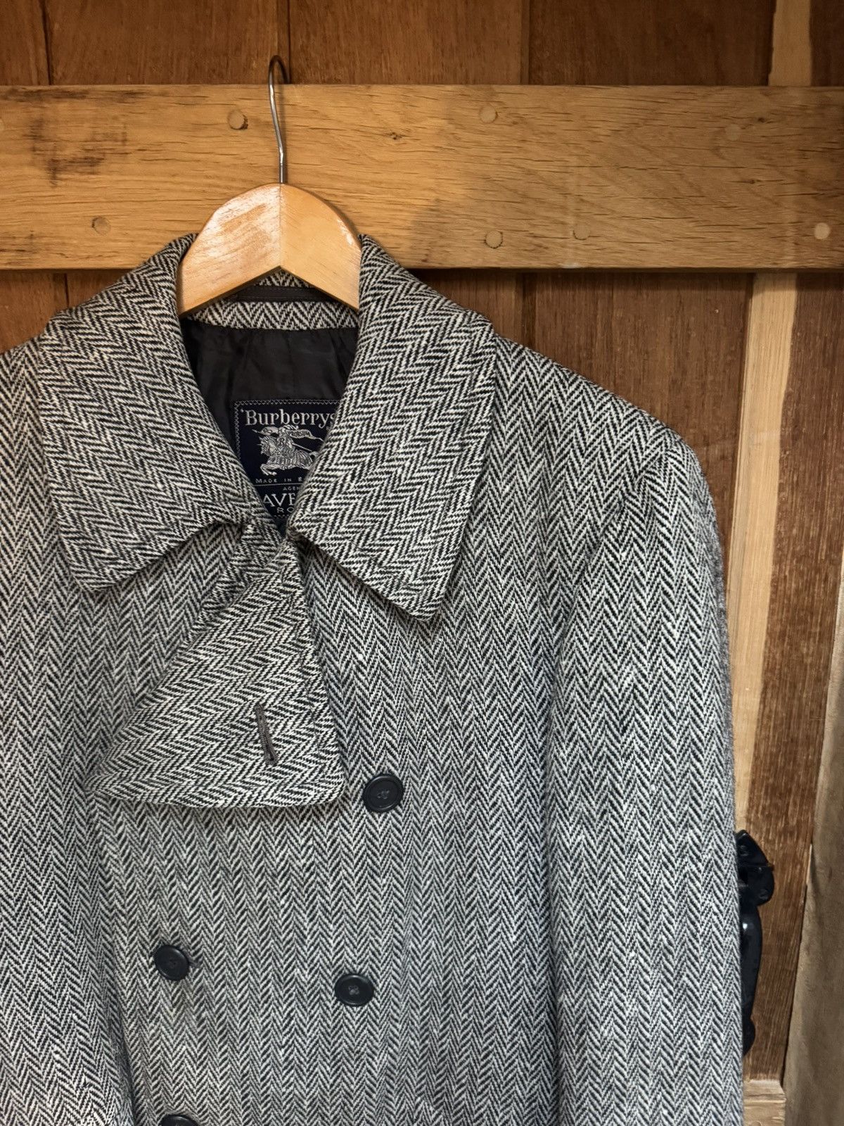 Burberry Vintage Burberry Irish Tweed Overcoat – Size 38R Medium Size US M / EU 48-50 / 2 - 2 Thumbnail
