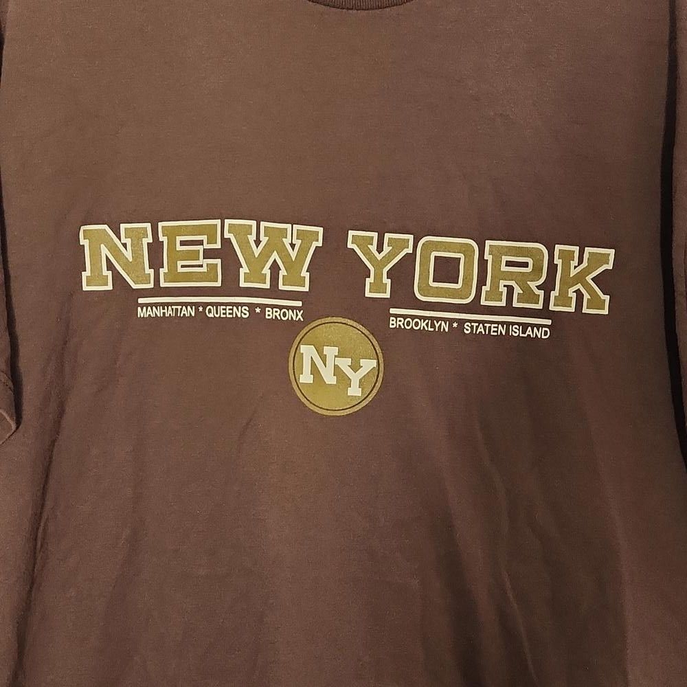 Fruit Of The Loom New York T Shirt Mens Large Size US L / EU 52-54 / 3 - 2 Thumbnail