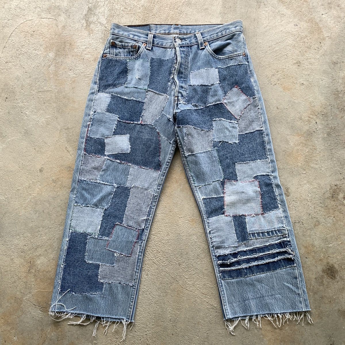 Junya Watanabe × Levi's ‼️BINDING NOW‼️Patchwork Jeans Size 30" / US 8 / IT 44 - 2 Thumbnail
