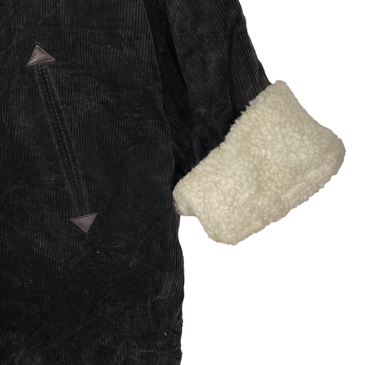 Japanese Brand Elafree Sherpa Winter Button Coat Jacket Size US L / EU 52-54 / 3 - 6 Thumbnail