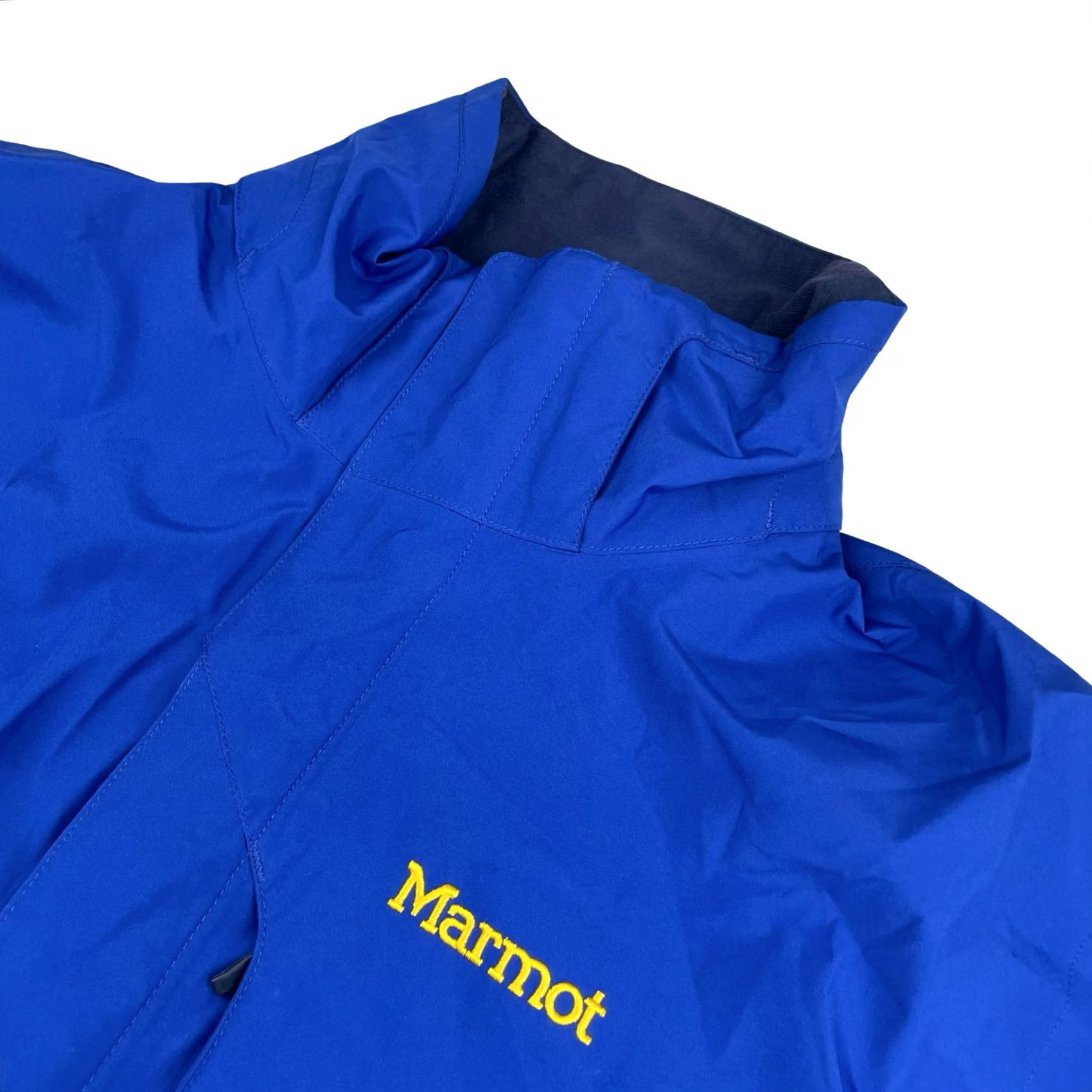 Marmot Marmot Men’s Gore-Tex Full Zip Rain Jacket Blue • Medium Jacket Mens Regular Size M Size US M / EU 48-50 / 2 - 2 Thumbnail