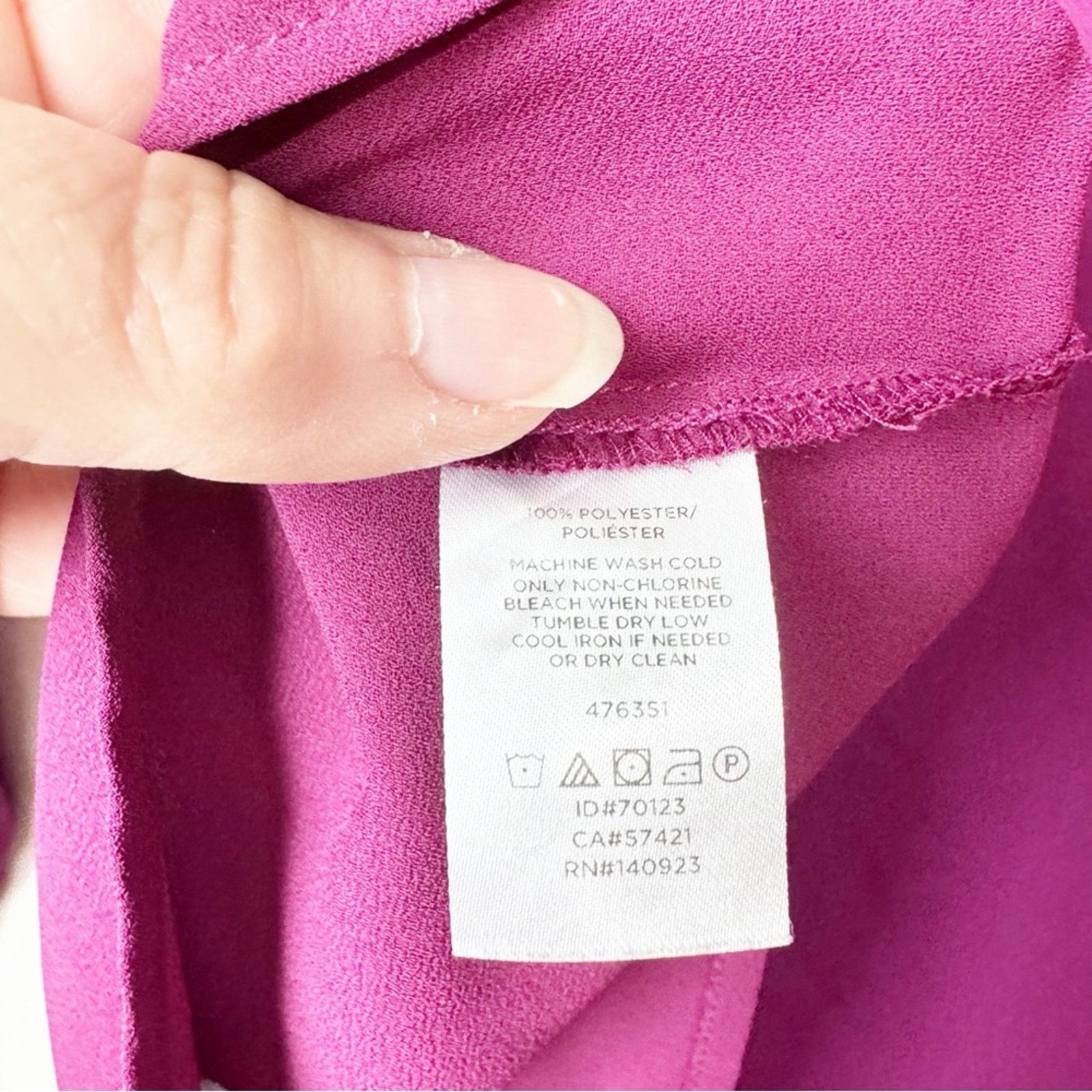 Loft Loft Burgundy Split Button Bodice Popover Blouse Womens XXL Size XXL / US 16-18 / IT 52-54 - 4 Thumbnail