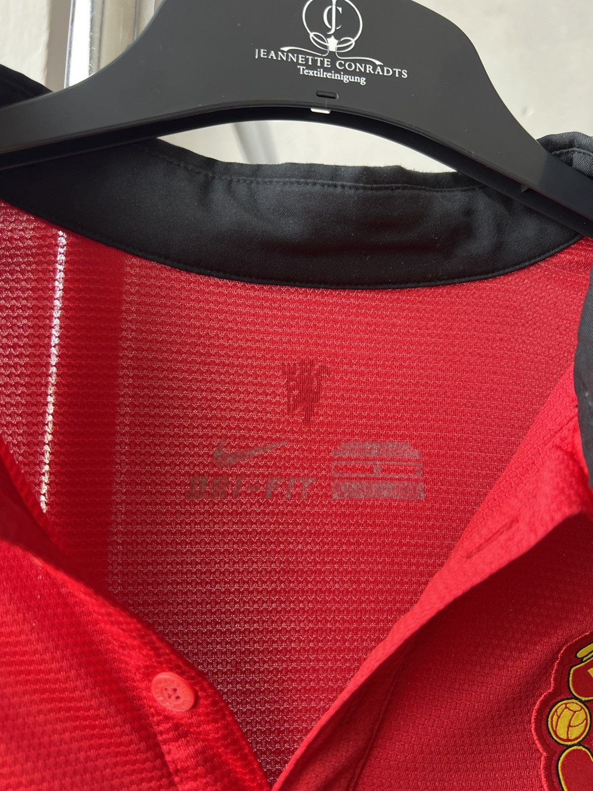 Nike 2013/14 MANCHESTER UNITED HOME SOCCER JERSEY FOOTBALL SHIRT Size US L / EU 52-54 / 3 - 5 Thumbnail