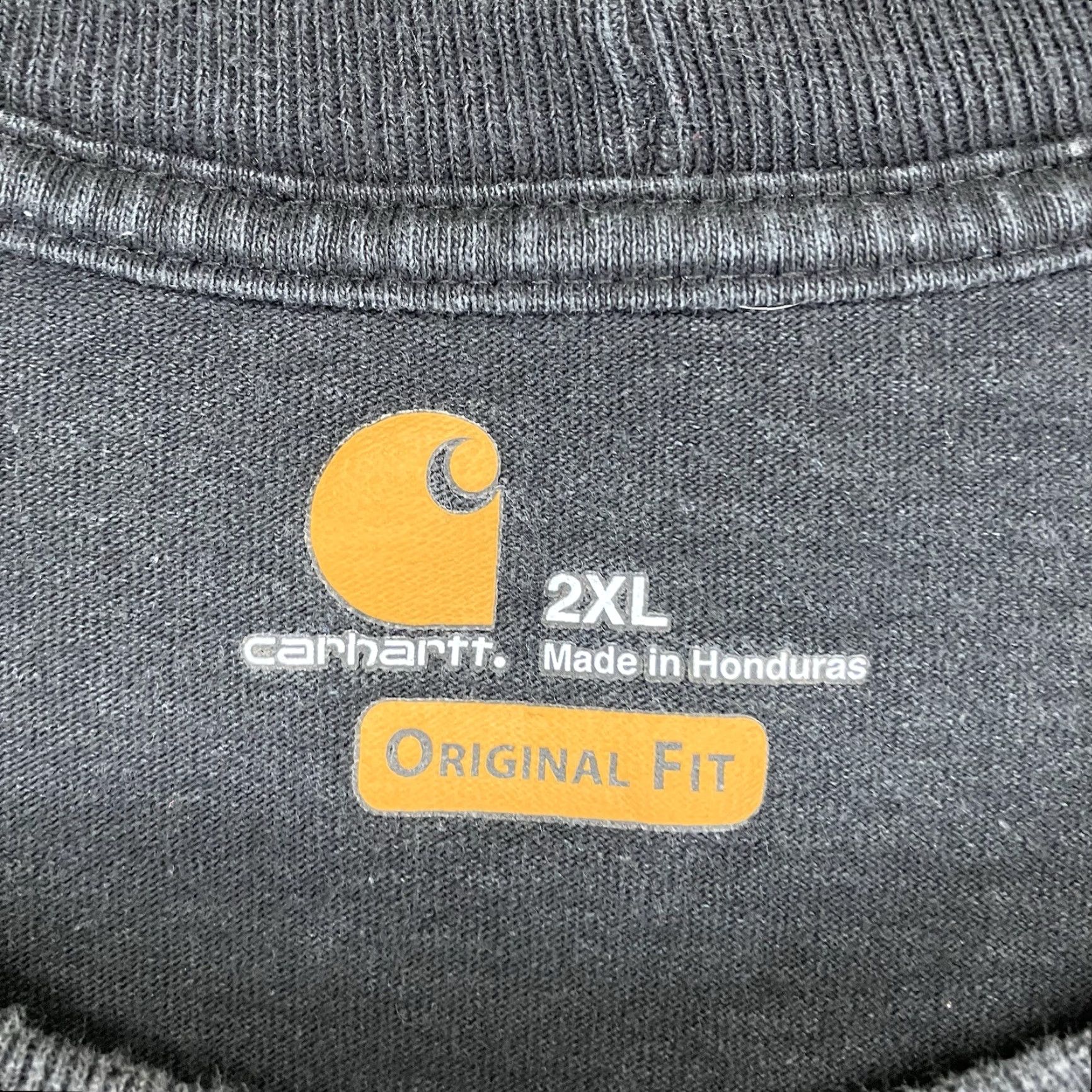 Carhartt Carhartt Mens T-Shirt 2XL Short Sleeve Crew Neck All Cotton Faded Black Logo Solid Classic Outdoor 2019 Size US XXL / EU 58 / 5 - 3 Thumbnail