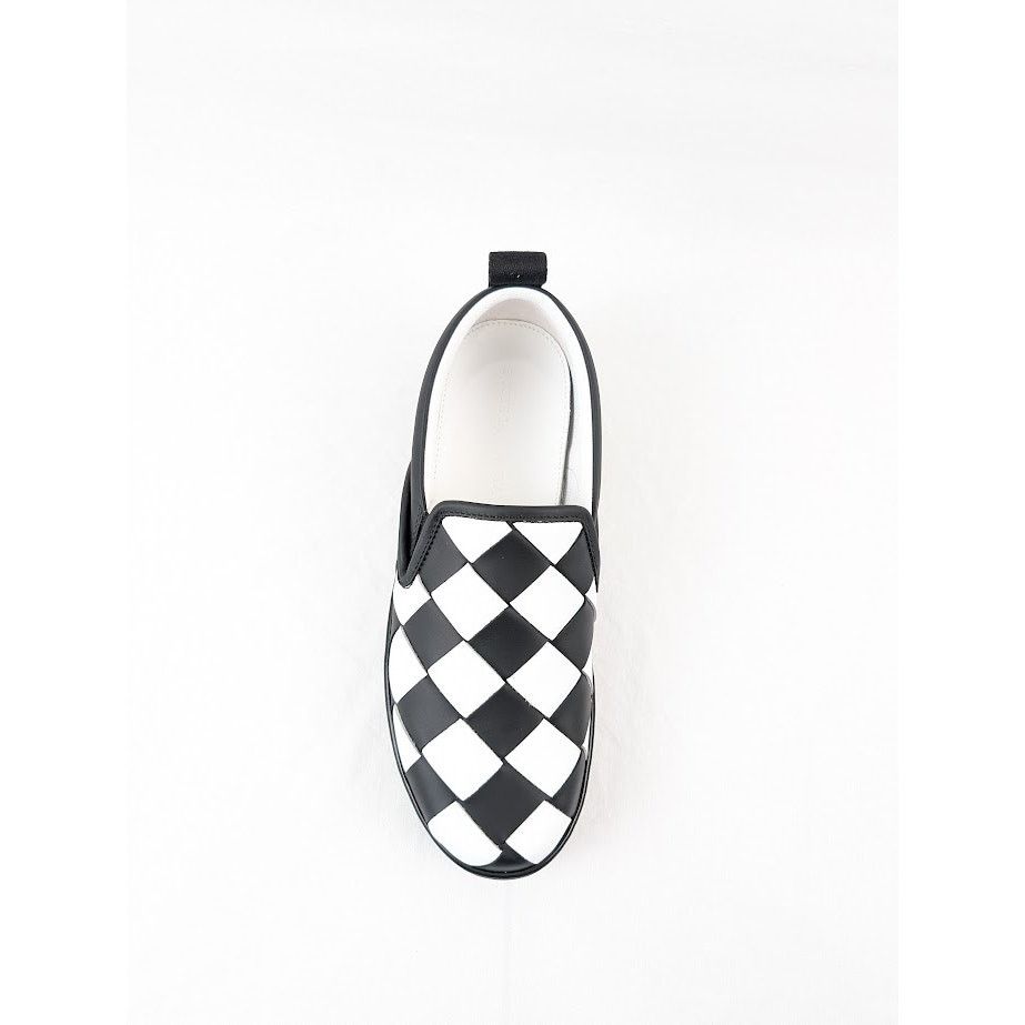 Bottega Veneta o1rshd1 Bolt Calf Intrecciato Sneakers in Nero / Optic White Size US 7.5 / EU 40-41 - 7 Thumbnail