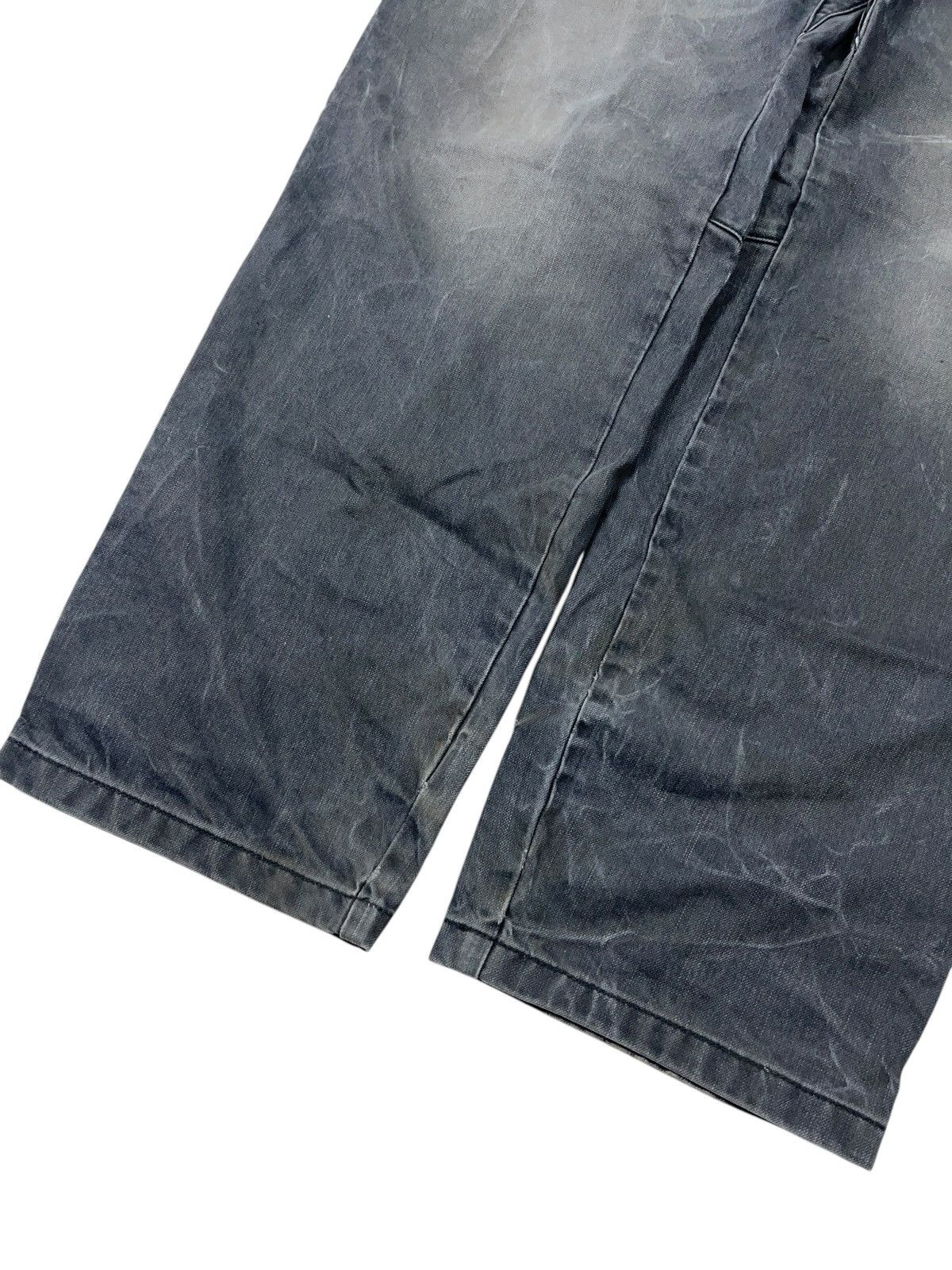 Stewart & Strauss × Vintage Vintage Engelbert Strauss Grey Washed Jeans Multi Pocket Size US 38 / EU 54 - 4 Thumbnail