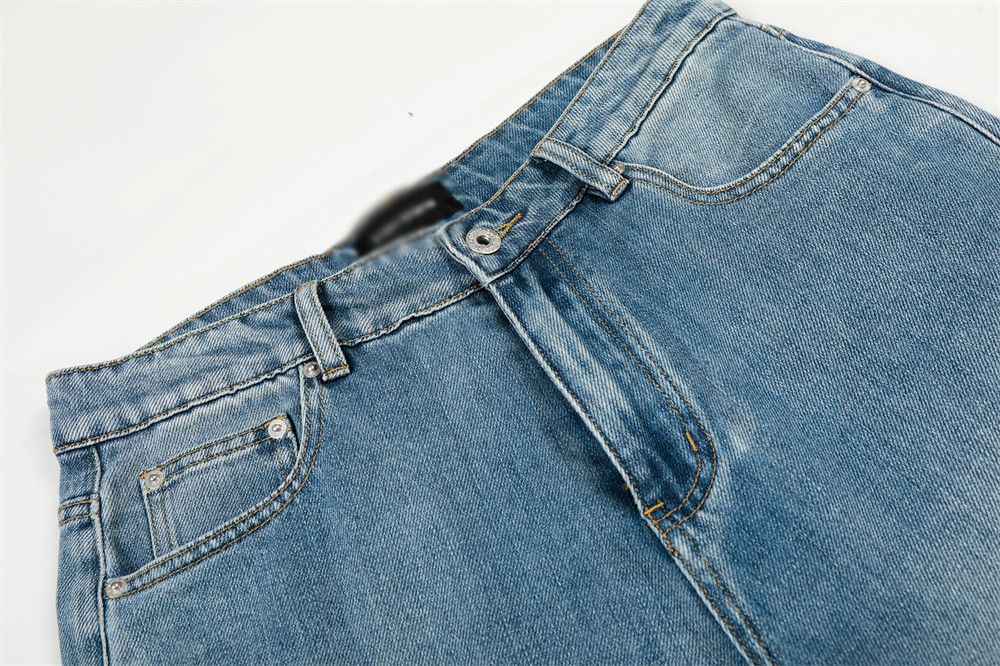 Jean Men's loose American washed casual jeans Size US 32 / EU 48 - 3 Thumbnail