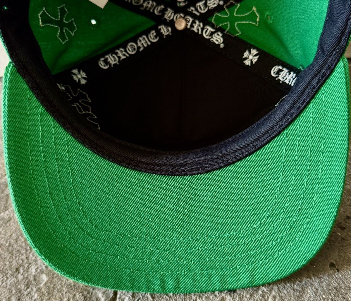 Chrome Hearts Chrome Hearts - Leather Cross Patch - Baseball Hat Size ONE SIZE - 14 Thumbnail