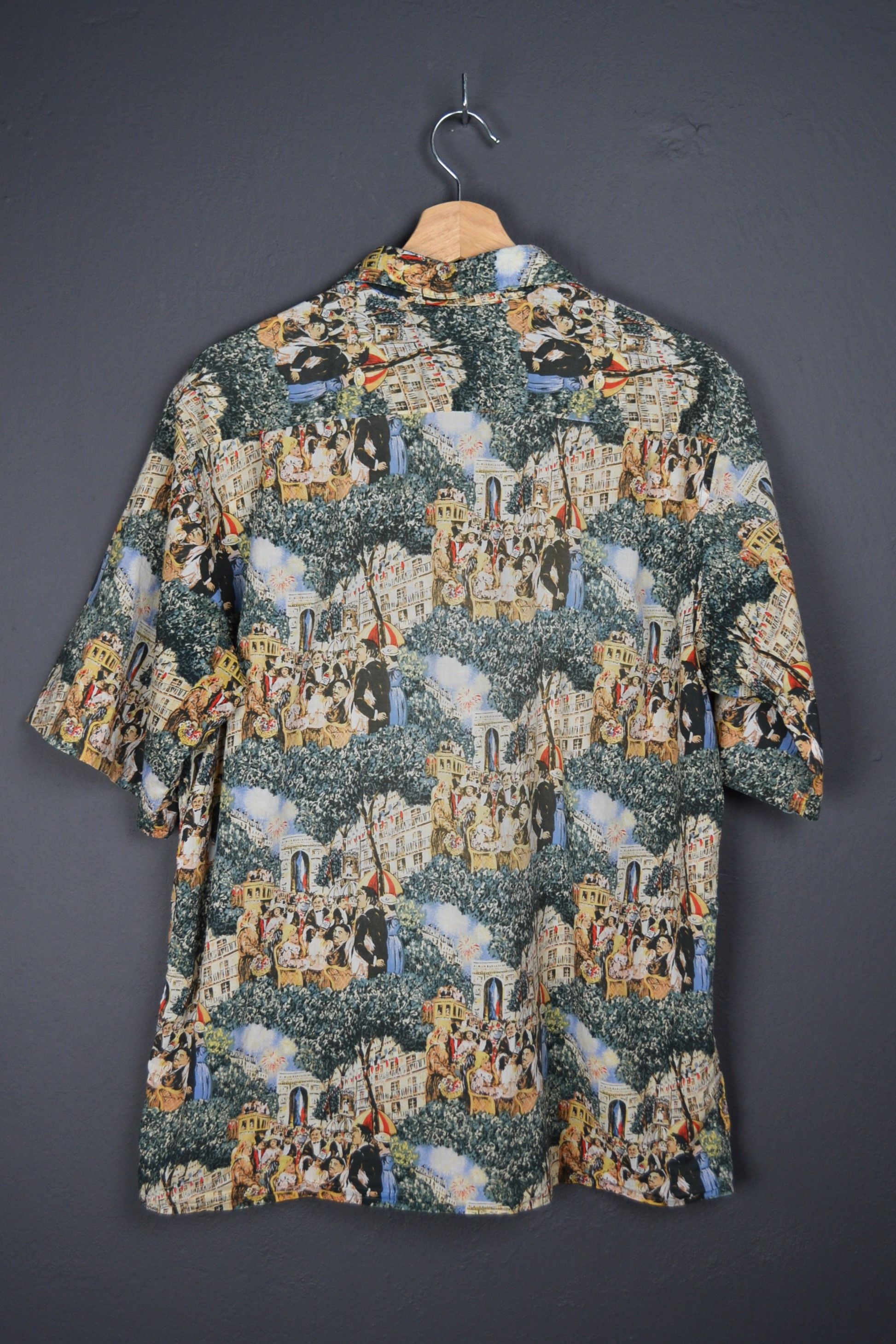 Reyn Spooner Reyn Spooner Guy Buffit Egyptian Parisian Bistro Hawaiian Size US M / EU 48-50 / 2 - 3 Thumbnail