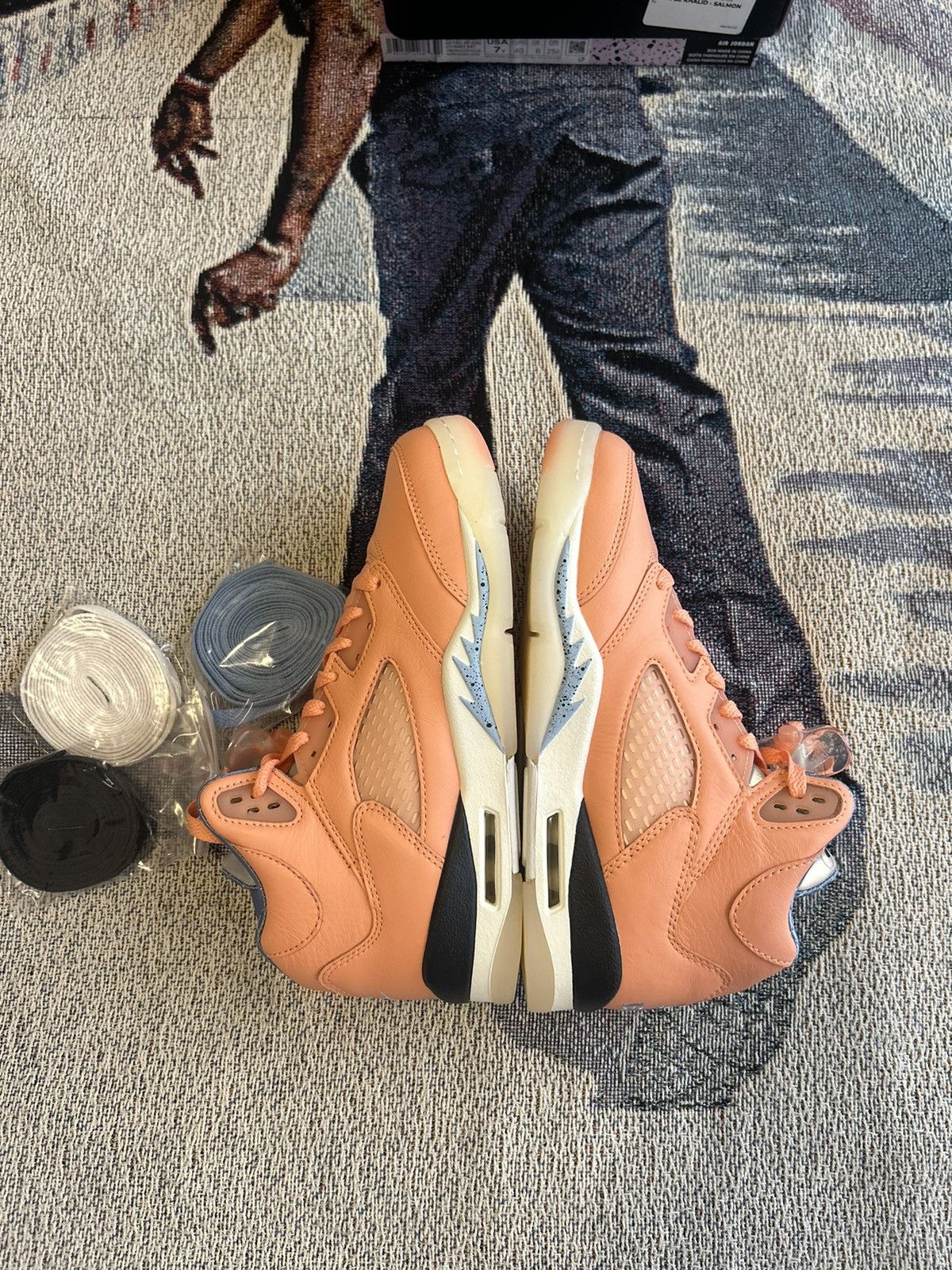 Nike Jordan 5 DJ Khaled We The Best Crimson Bliss Size US 7 / EU 40 - 3 Thumbnail