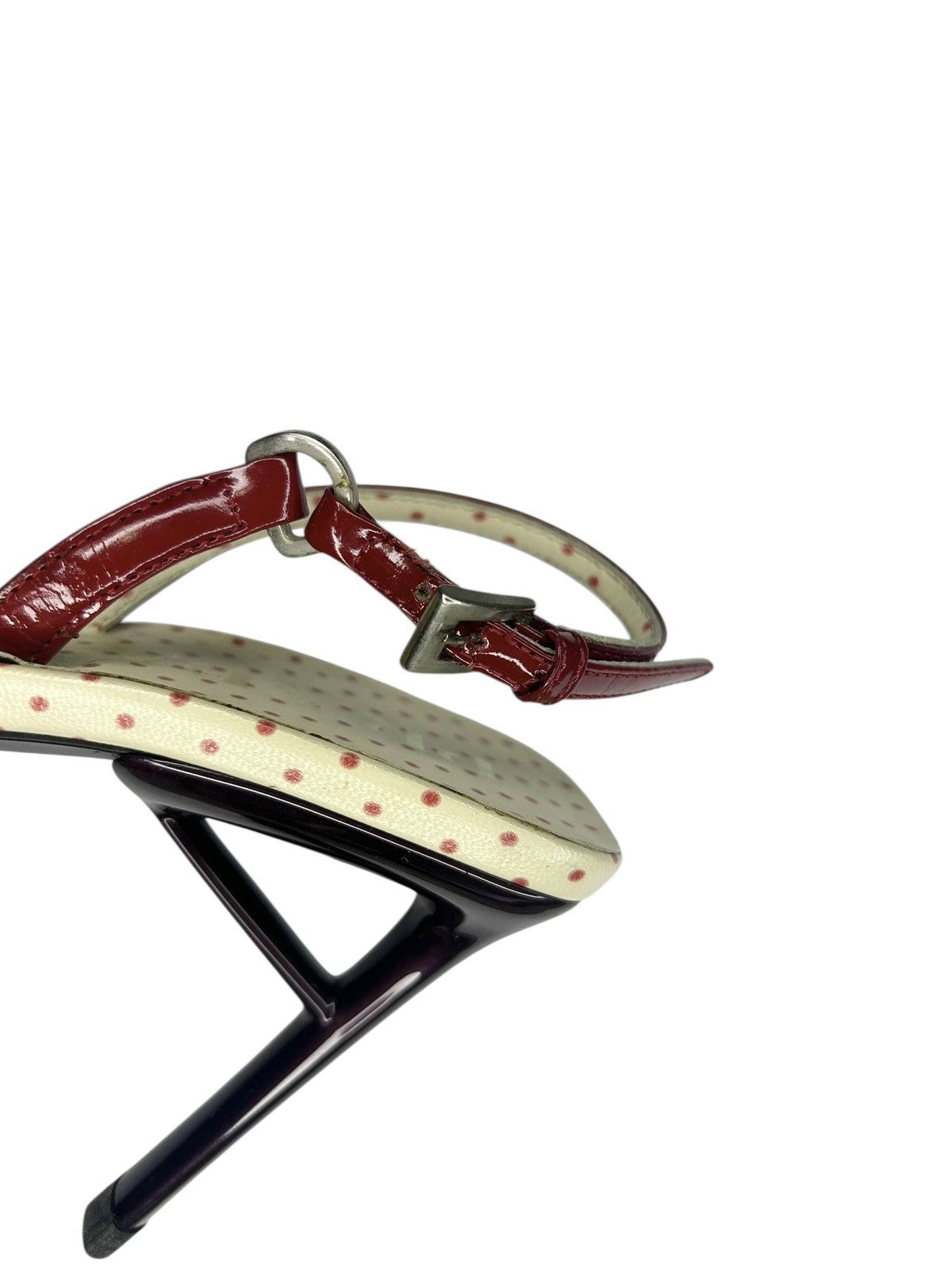 Prada S/S 00 Heart Print Heels Size US 6.5 / IT 36.5 - 10 Thumbnail