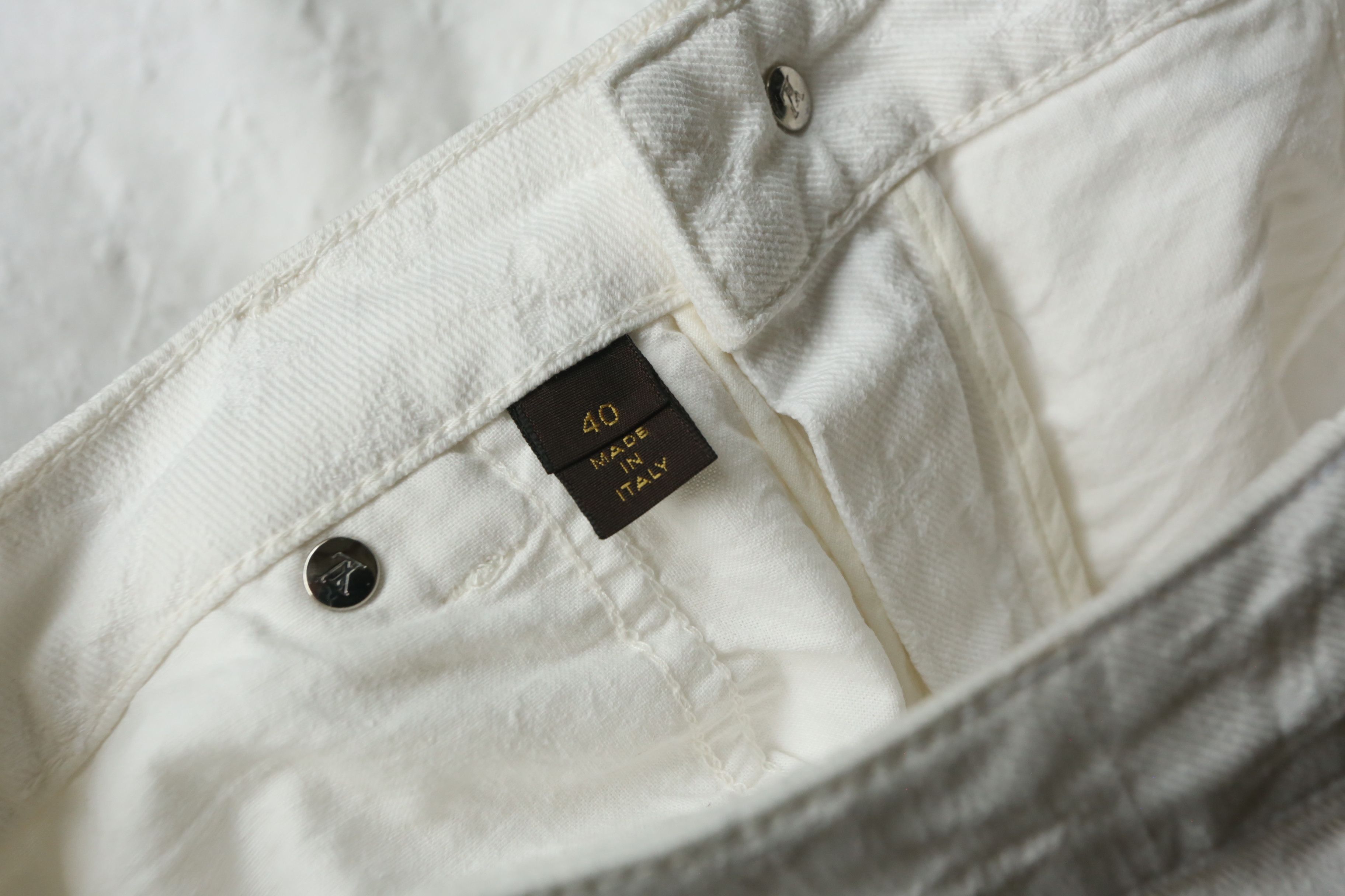Louis Vuitton Louis Vuitton - Marc Jacobs - S/S 06 - Monogram Denim Jean Size US 30 / EU 46 - 12 Thumbnail