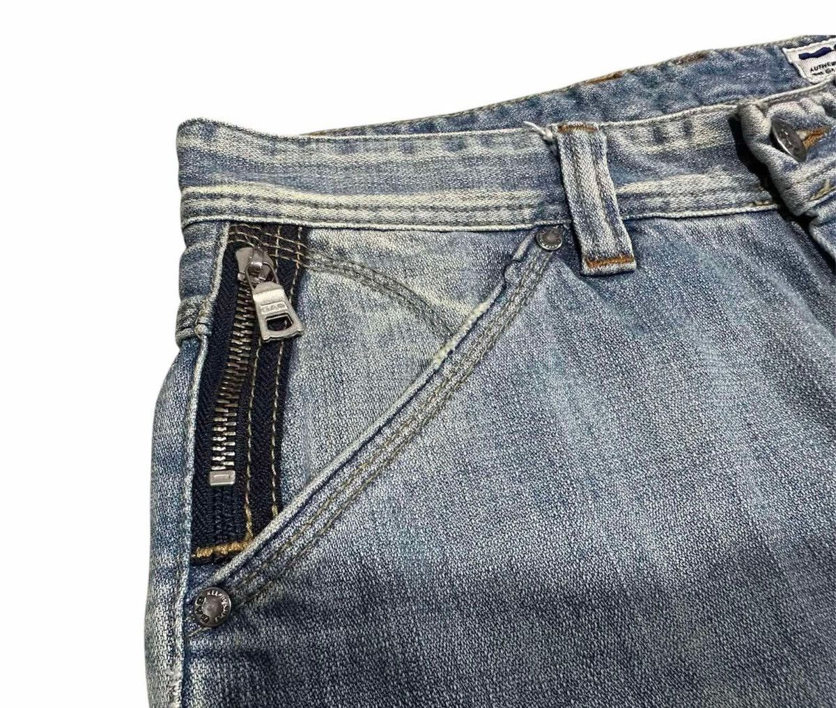 GAS × If Six Was Nine × Japanese Brand 🔥Sick Y2K Gas Jeans Light Wash Flared Denim Faded Size US 30 / EU 46 - 5 Thumbnail