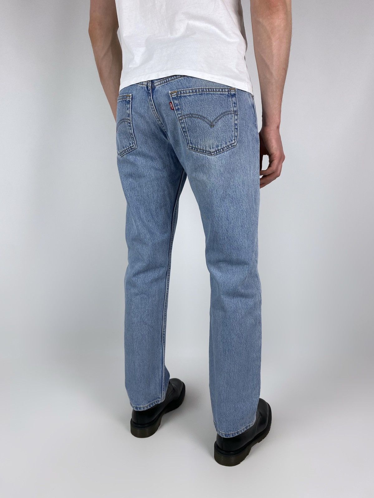 Levi's 2000’s Vintage Levi’s 501 Made in USA Blue Denim Pants 33X30 Size US 33 - 2 Thumbnail