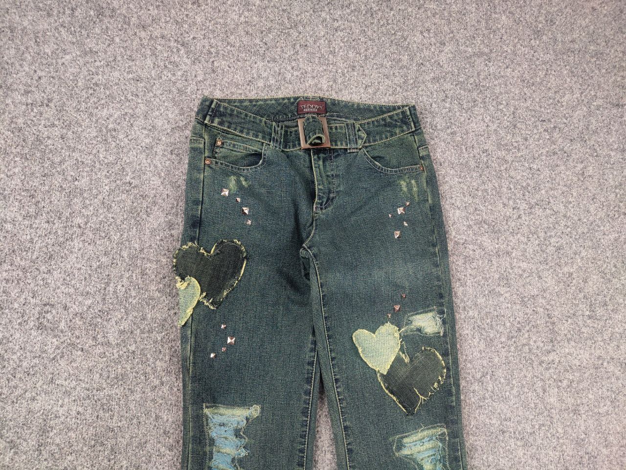 If Six Was Nine Vintage Y2K hysteric glamour Japan low-rise jeans Flared LGB Size 26" / US 2 / IT 38 - 8 Thumbnail