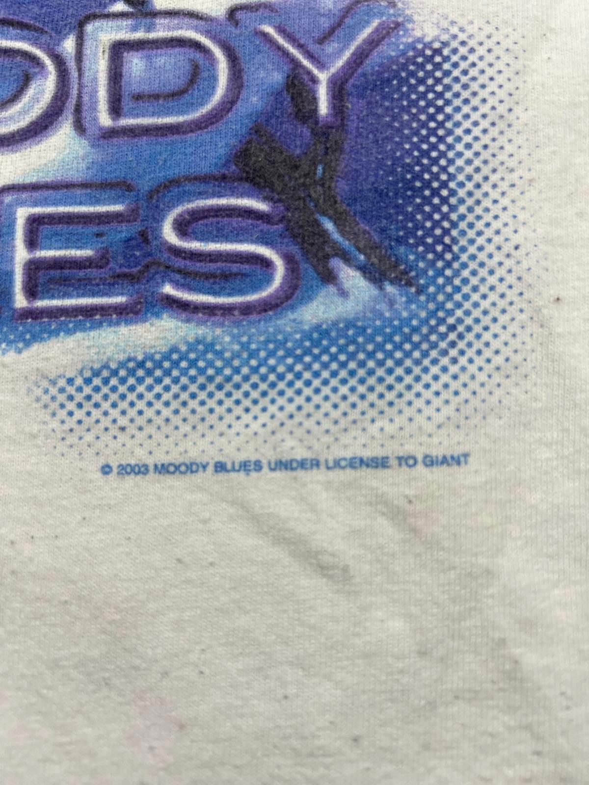 Giant 2003 The Moody Blues December Tour Vintage T-Shirt Size ONE SIZE - 3 Thumbnail