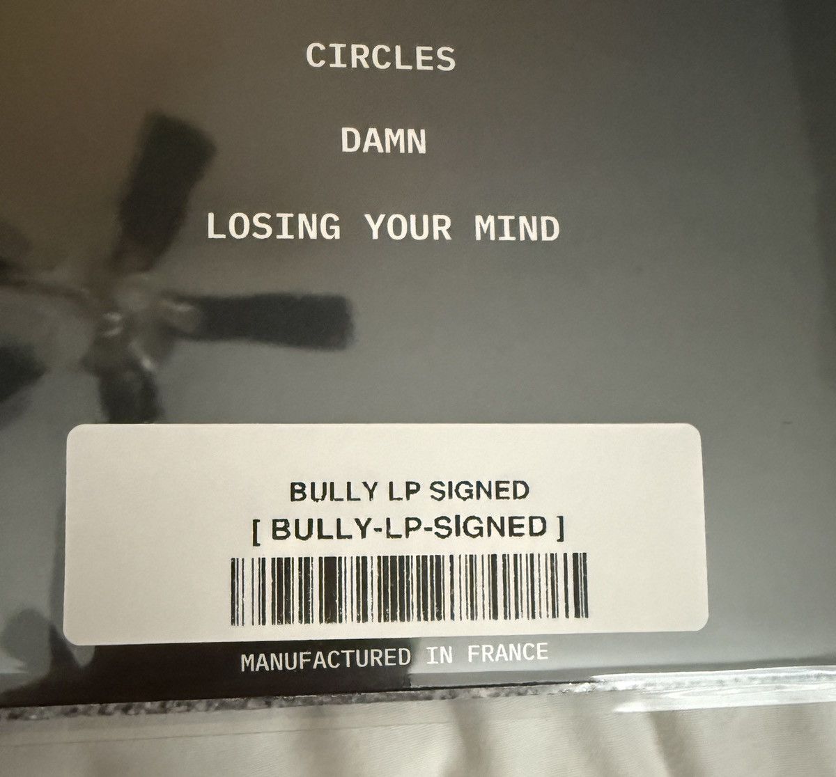 Yeezy Yeezy Bully Vinyl Signed by Ye Alt Tracklist Kanye West Size ONE SIZE - 3 Thumbnail