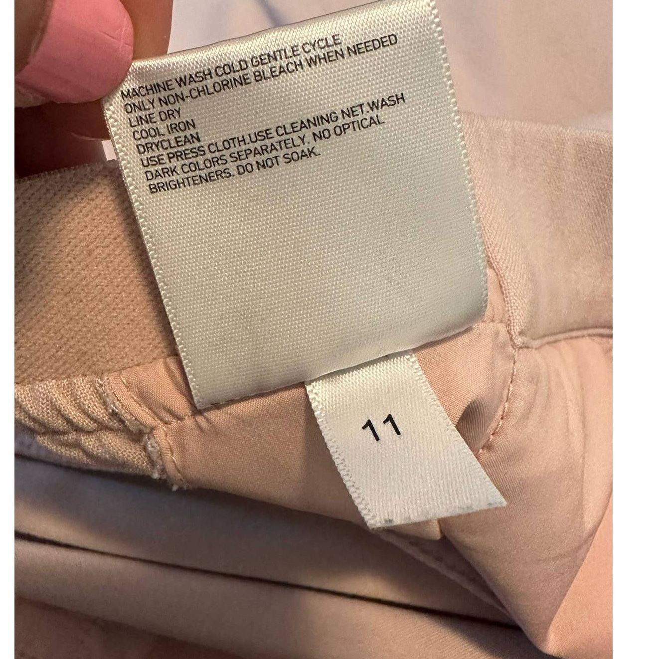Uniqlo Uniqlo pale pink pull on straight leg pants size small Size 27" / US 4 / IT 40 - 4 Thumbnail