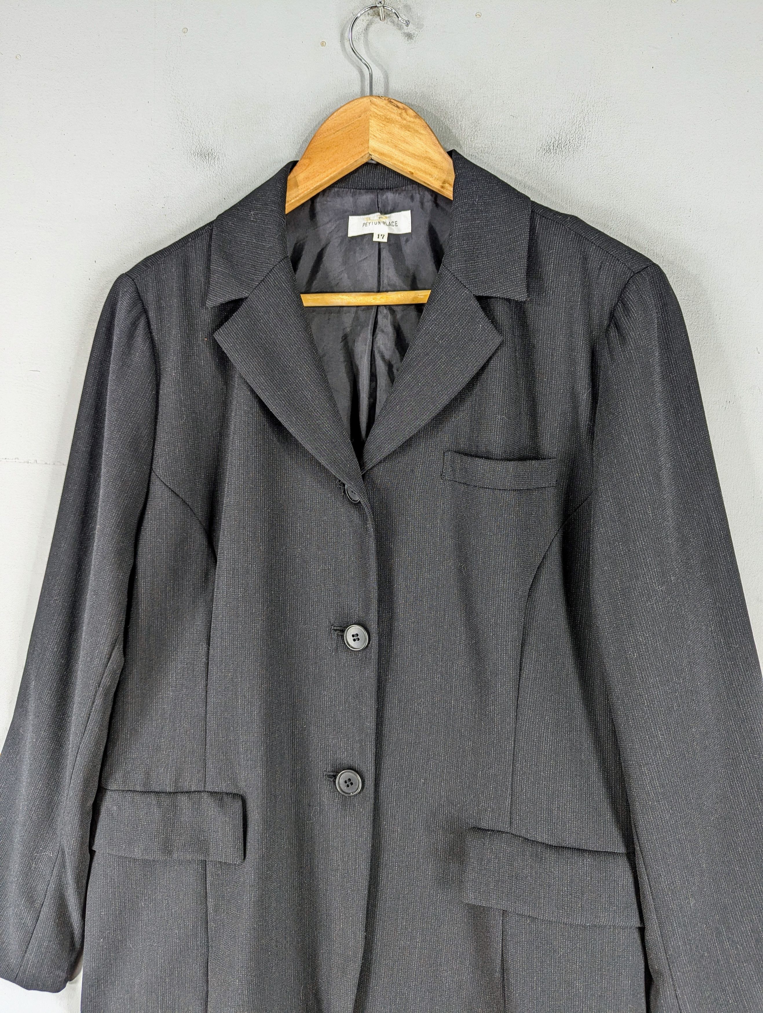 Japanese Brand Vintage Peyton Place Mohair Button Ups Blazer Style Jacket Size M / US 6-8 / IT 42-44 - 5 Thumbnail