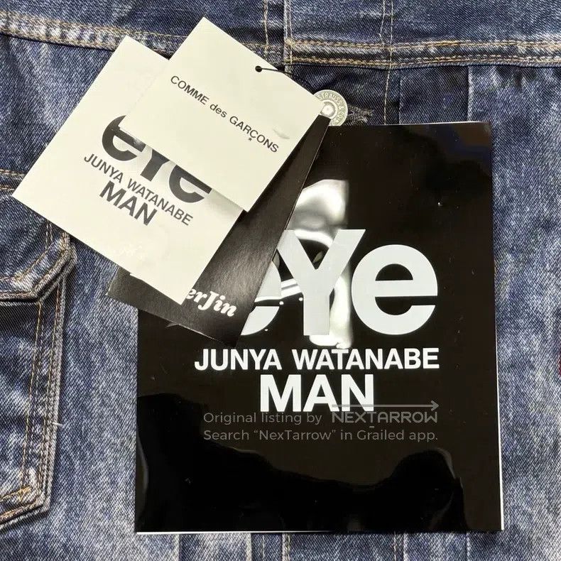 Junya Watanabe Junya Watanabe Printed denim jacket Size US M / EU 48-50 / 2 - 4 Thumbnail