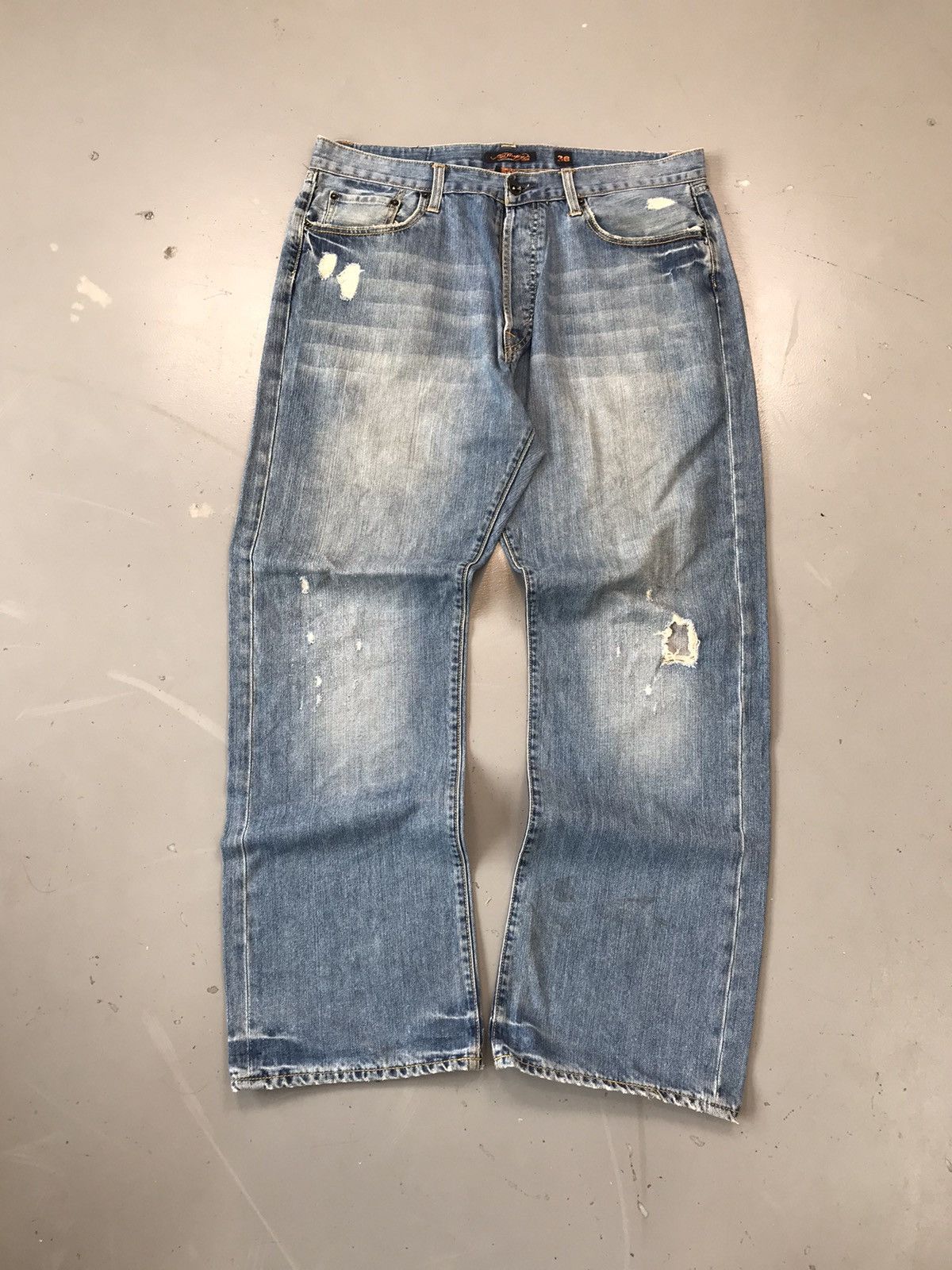 Christian Audigier × Ed Hardy × Vintage Vintage Edhardy by Christian Audigier SpellOut denim Size US 40 / EU 56 - 1 Thumbnail