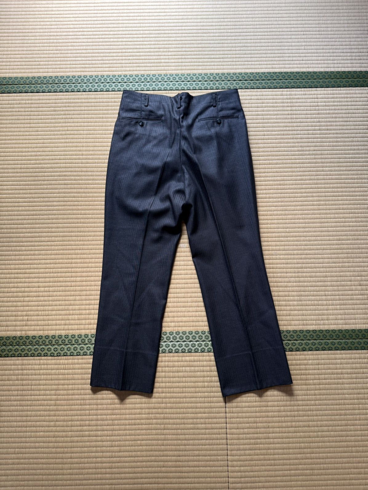 Other Autumn&Winter Vintage Wool Blue-Grey Shadow Stripe Suit Size 42R - 15 Thumbnail