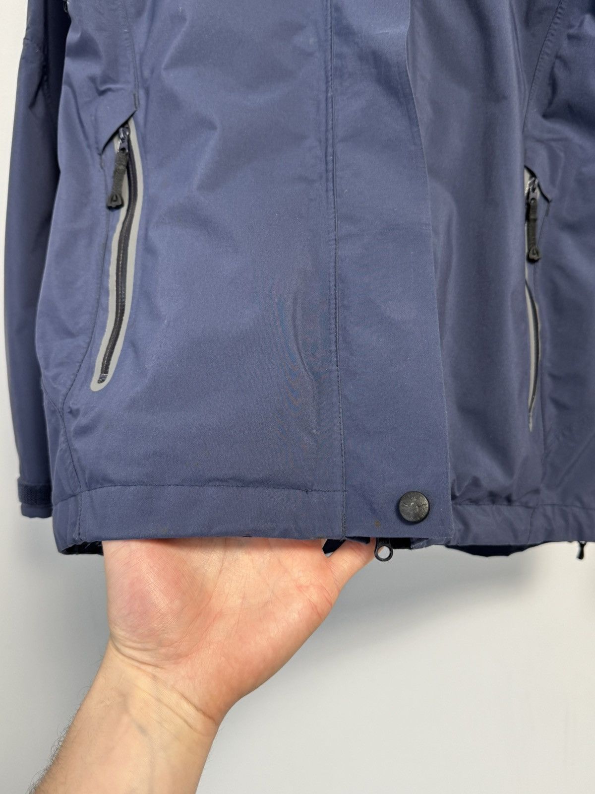 Other Kaikkialla Waterproof Hooded Outdoor Jacket Navy Blue Size XL / US 12-14 / IT 48-50 - 19 Thumbnail