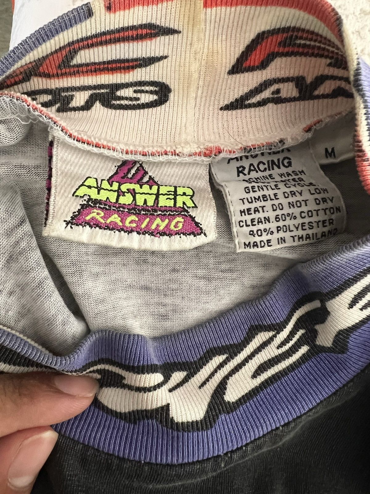 Vintage Rare Answer Racing Long Sleeve Size US M / EU 48-50 / 2 - 3 Thumbnail