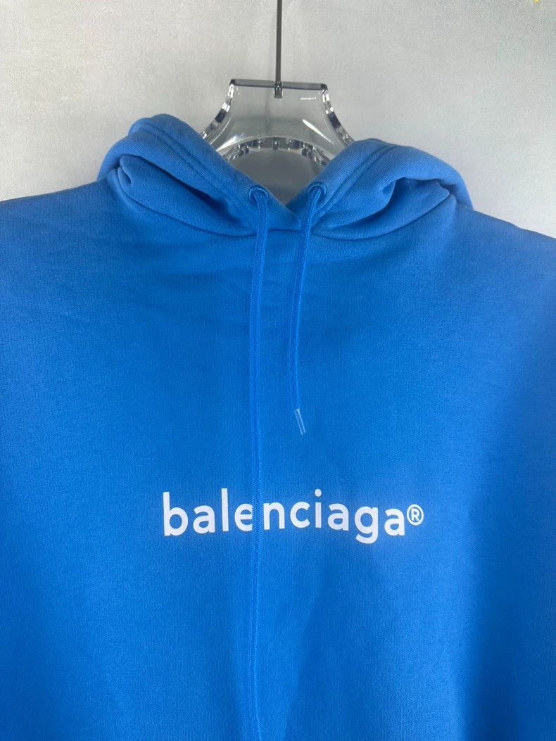 Balenciaga Balenciaga Blue Mailbox Hoodie 2502-Nextarrow Size US XS / EU 42 / 0 - 3 Thumbnail