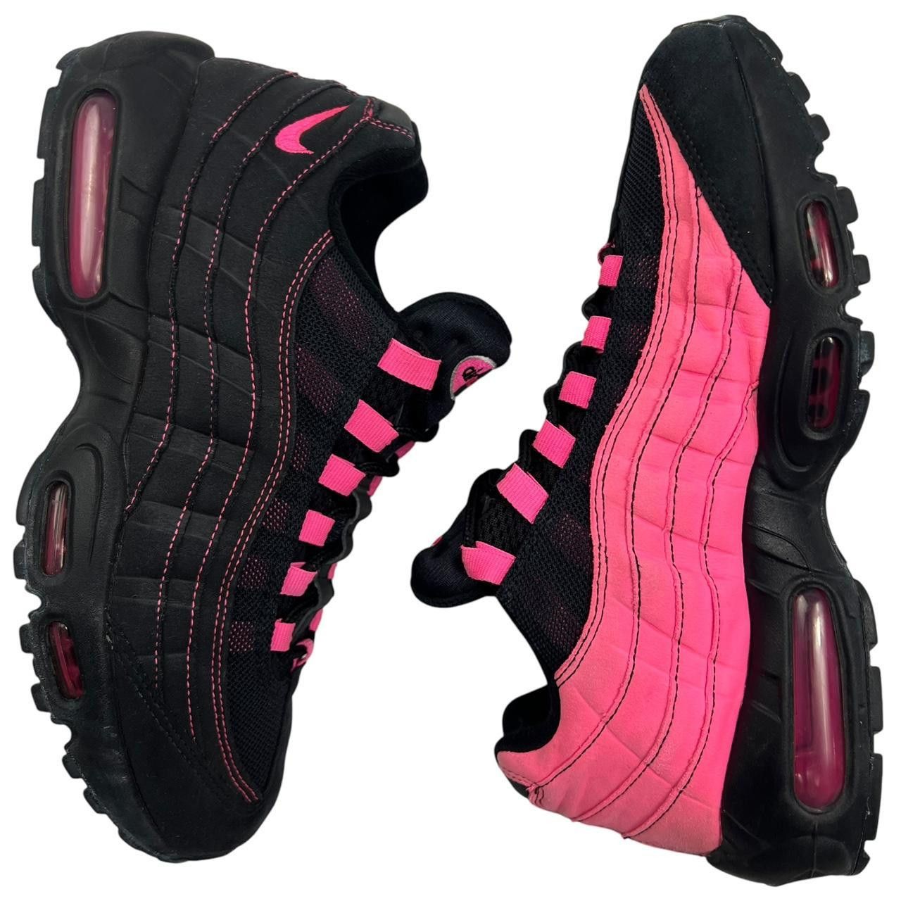Nike Nike Air Max 95 Black Pink Blast Size US 9 / EU 42.5 / UK 8 Size US 9 / EU 42 - 3 Thumbnail