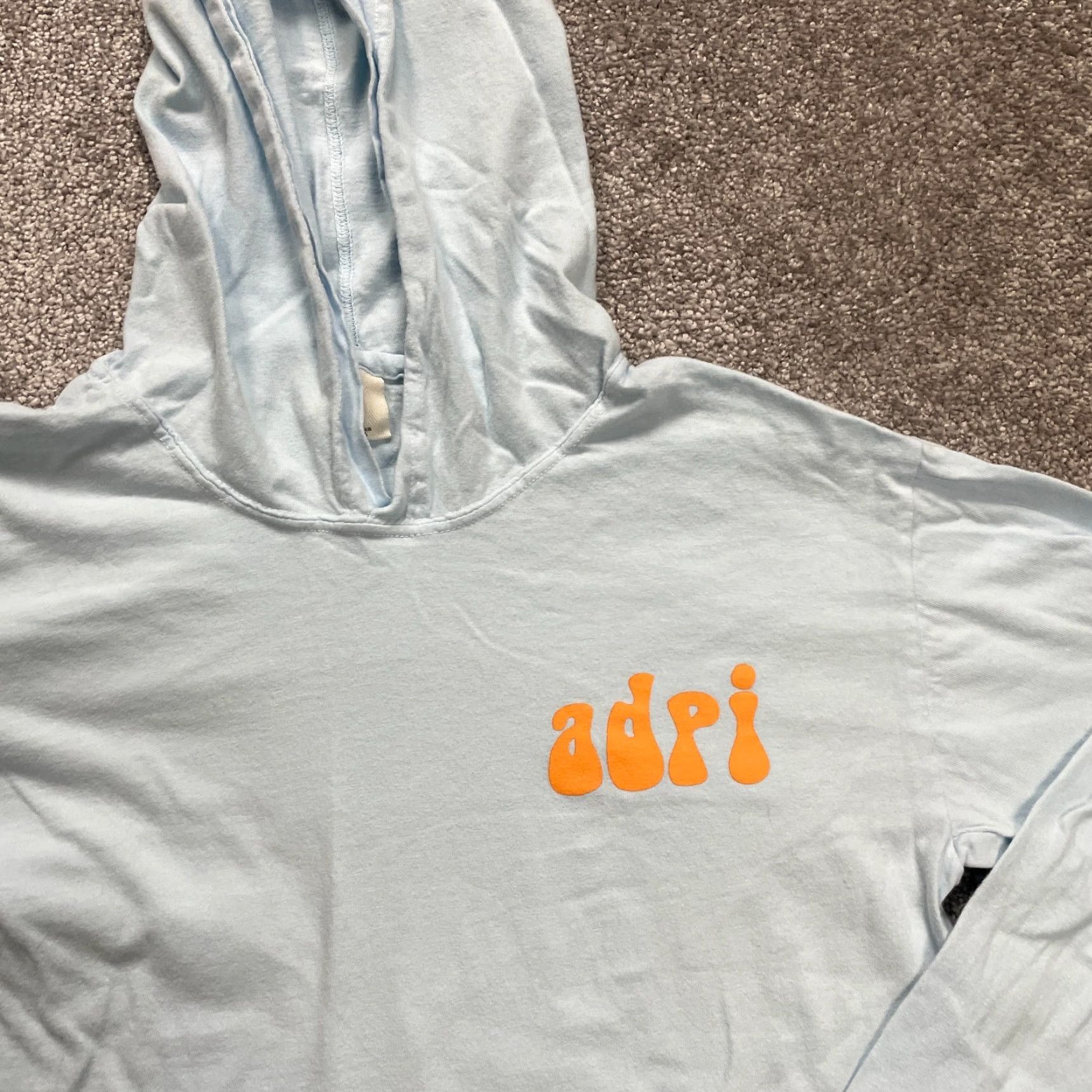 Comfort Colors Comfort Colors Hoodie Pullover Mens Small Blue Logo Lightweight Size US S / EU 44-46 / 1 - 5 Thumbnail
