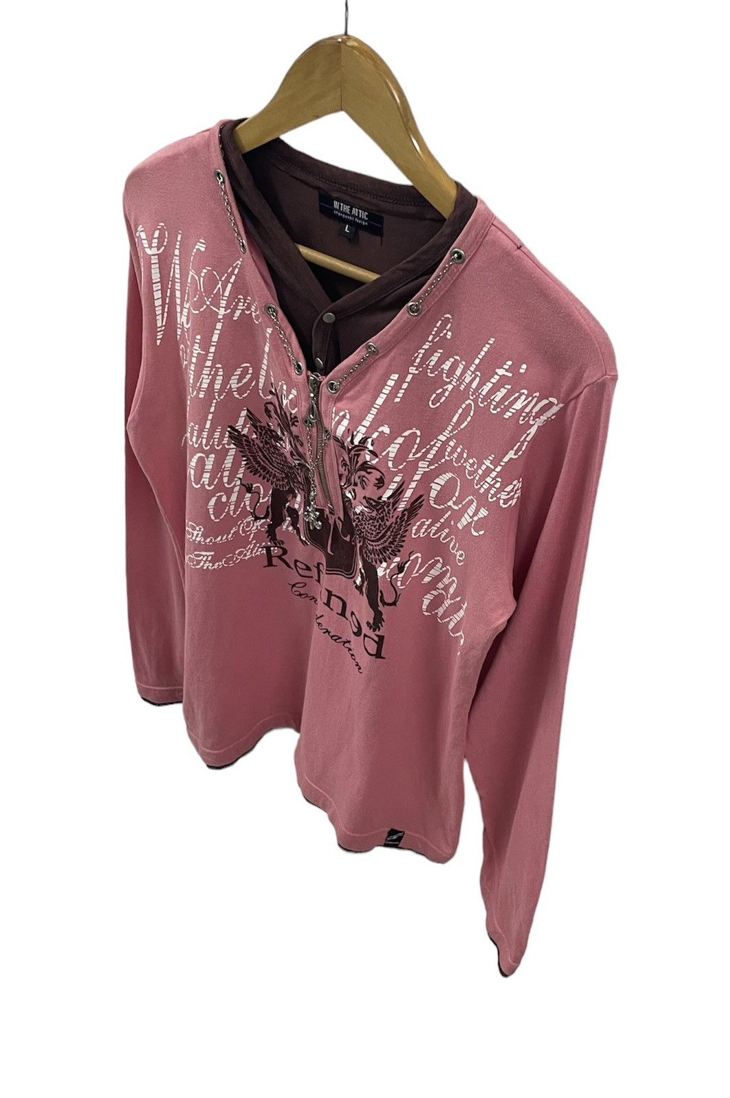 Hysteric Glamour × If Six Was Nine × Japanese Brand In The Attic Japan Neklace Poem Tshirts Size US M / EU 48-50 / 2 - 4 Thumbnail