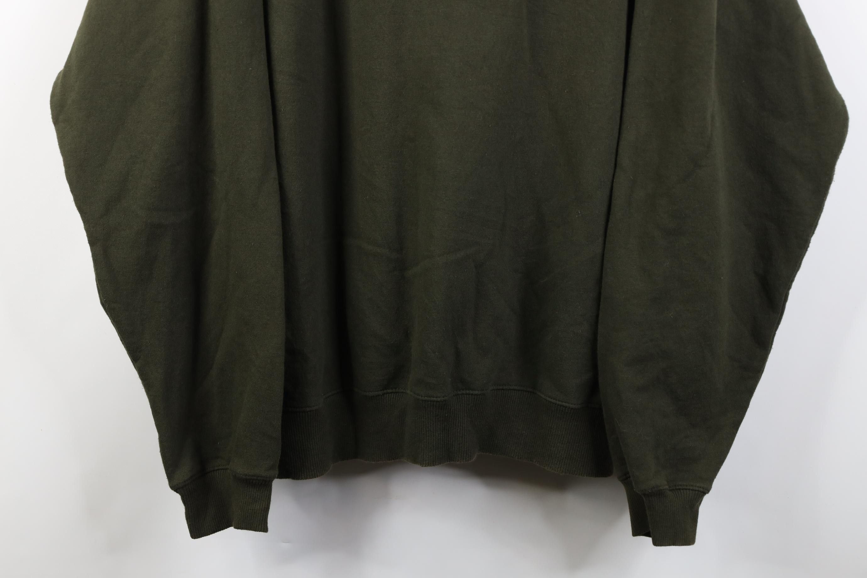 Champion Vintage Y2K Champion Logo Crewneck Sweatshirt Olive Green Size US XL / EU 56 / 4 - 3 Thumbnail