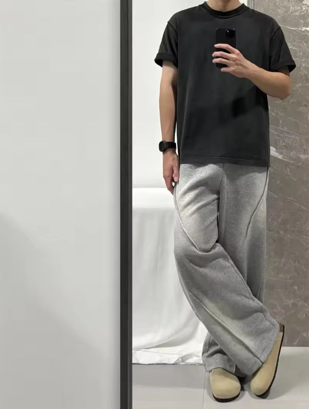 Japanese Brand × Vintage High Street Pleated Straight Pant Elastic Waist Vintage Y2K Size US 31 - 4 Thumbnail