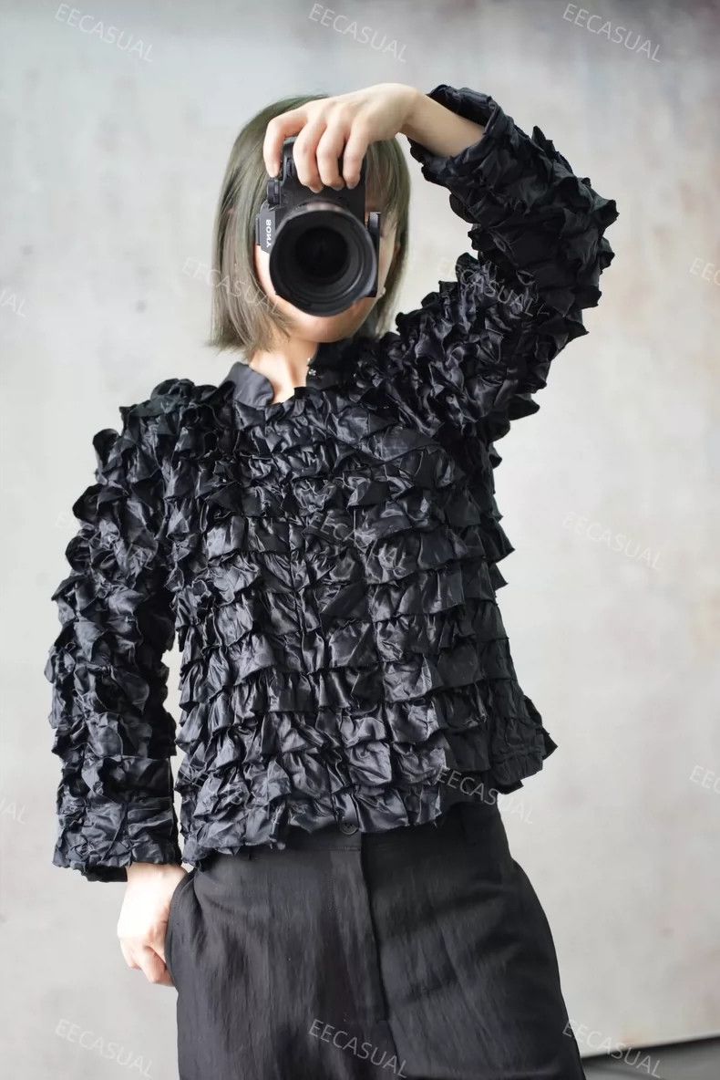 Comme des Garcons Comme Des Garcons Black Chinese-style pinched sea urchin j Size M / US 6-8 / IT 42-44 - 1 Thumbnail