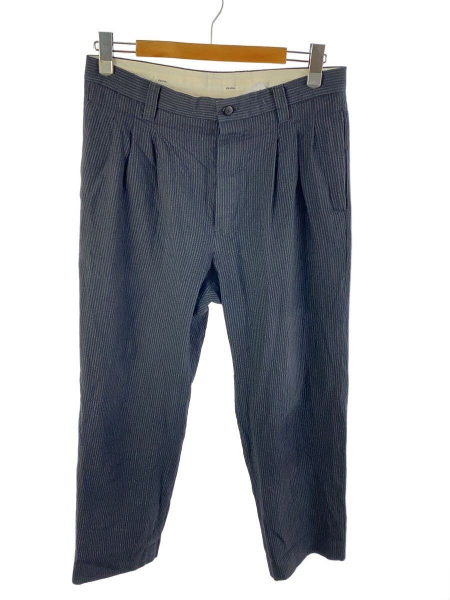 Visvim Blue Wool Stripe Mccloud Slacks Size US 30 / EU 46 - 1 Thumbnail