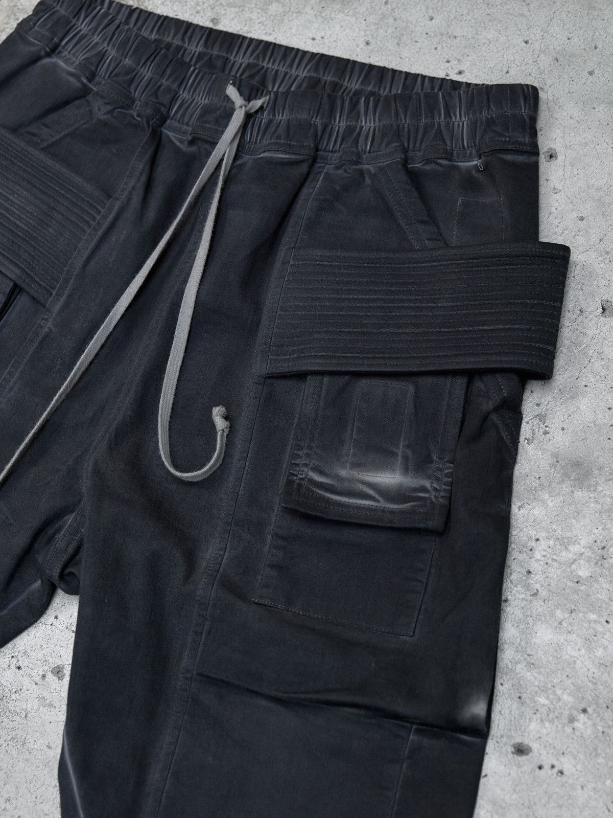 Rick Owens Drkshdw RICK OWENS DRKSHDW CREATCH CARGO PANTS - DARK DUST Size US 31 - 2 Thumbnail