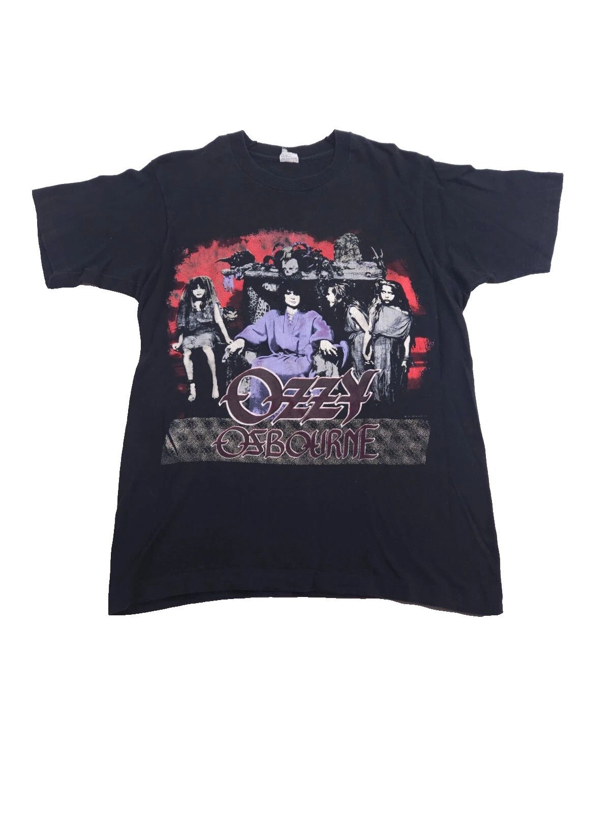 Vintage Vintage 80s Ozzy Osbourne 88 No Rest For the Wicked Tour L Size US L / EU 52-54 / 3 - 1 Thumbnail
