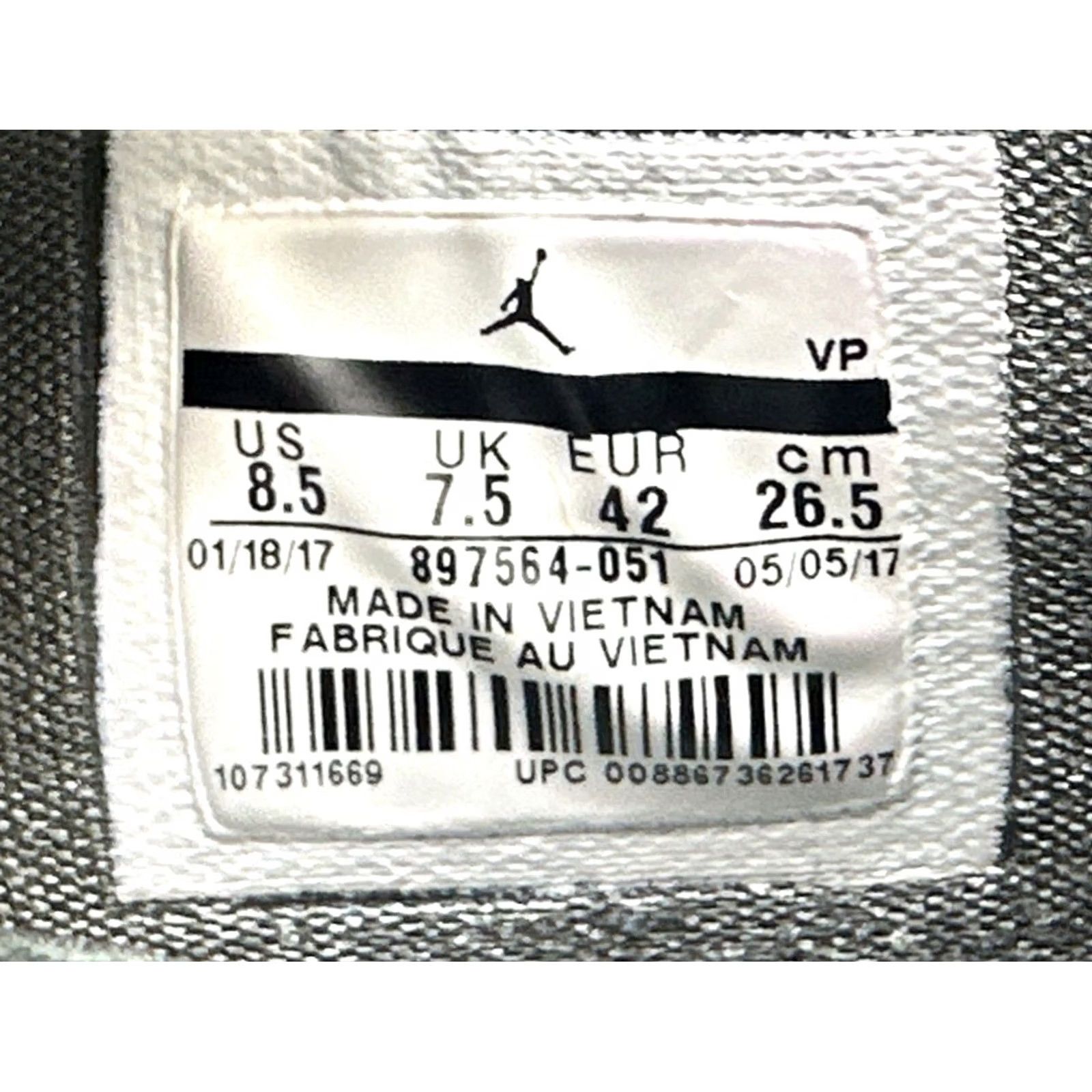 Nike NIKE Air Jordan 31 XXXI Low “Camo” Men’s Size 8.5 897564-051 Shoes Sneaker Basketball 2017 Lightweight Cushioned Breathable Damaged Free Size US 9 / EU 42 - 7 Thumbnail