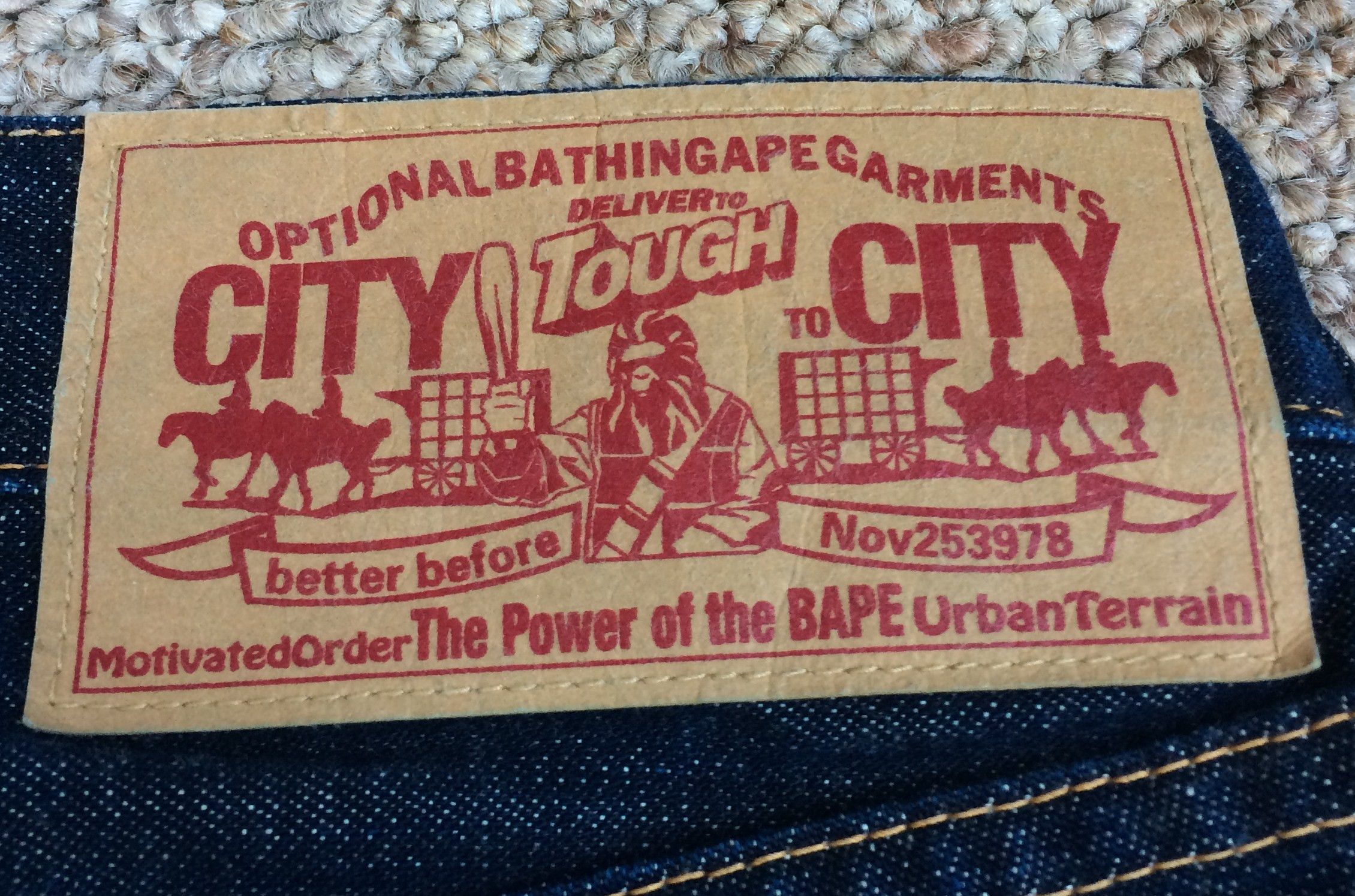 Bape OG Bathing Ape Baby Milo Store Denim size XL Size US 36 / EU 52 - 7 Thumbnail